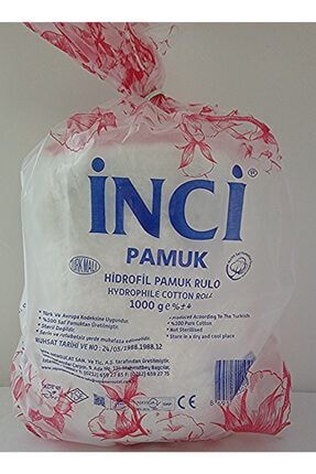 Hidrofil Rulo Pamuk 1 kg Saf Pamuk RKHP1Kg