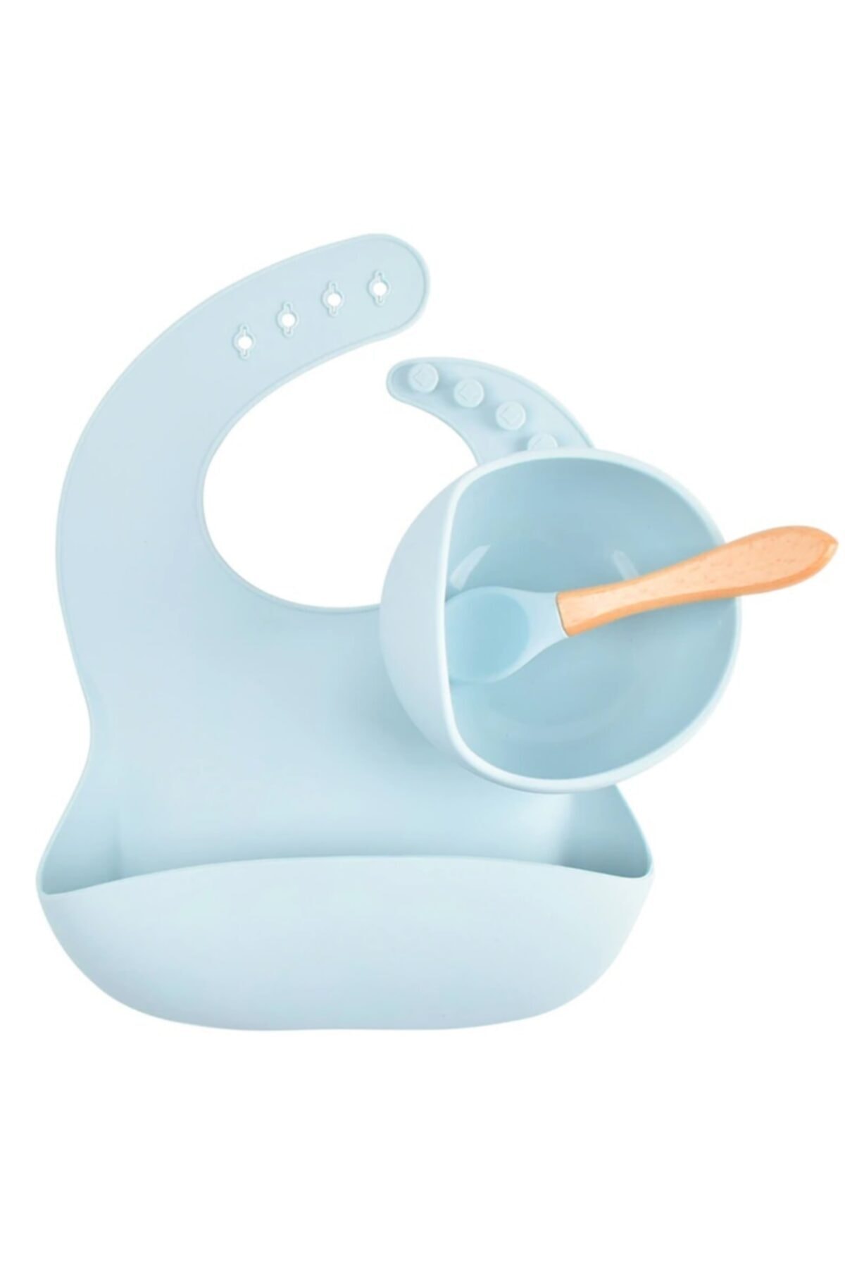 Schulzz Bebek Beslenme Seti Vakumlu Mavi 3 Parça fotoğrafı 2 (önizleme)