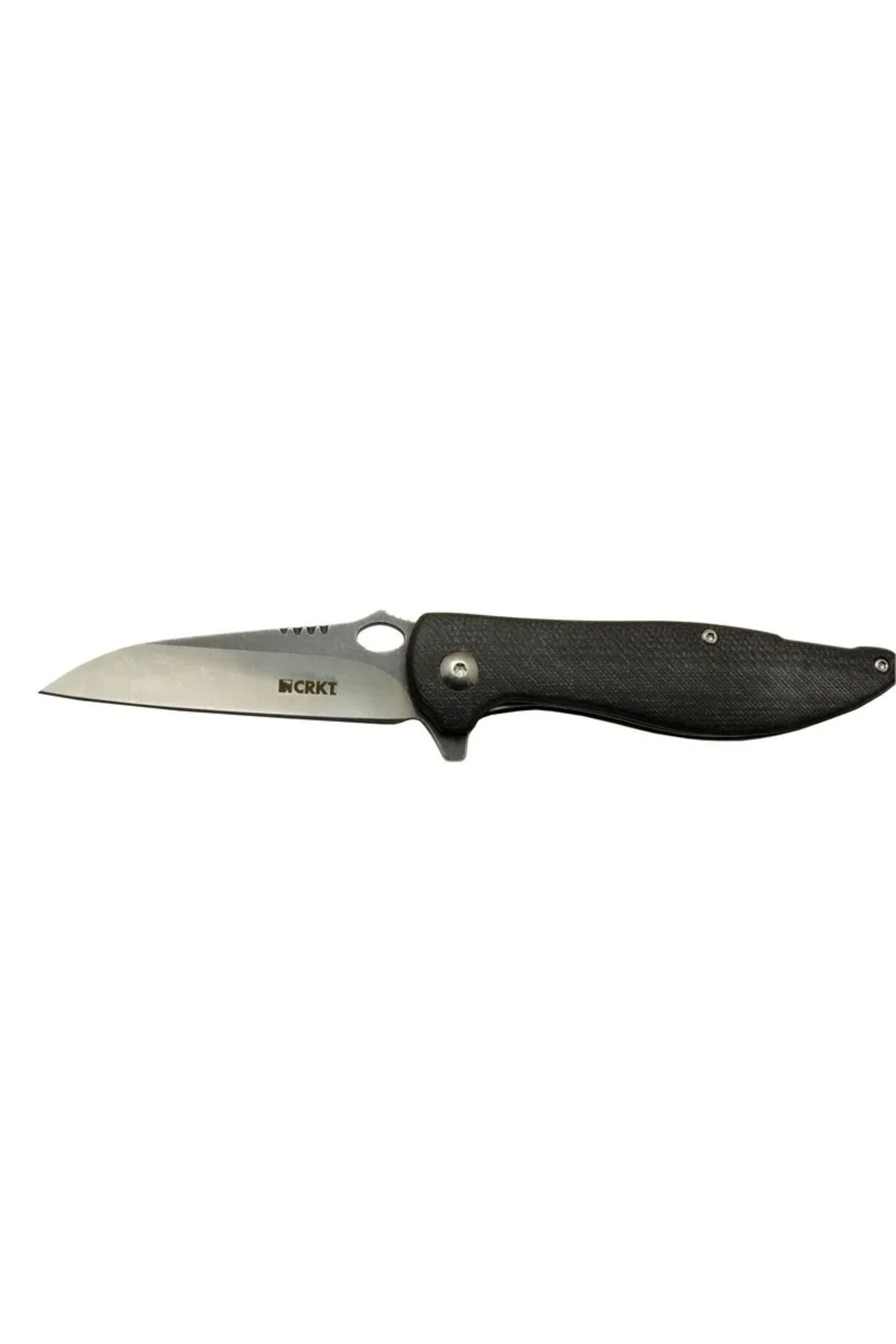 PRATİKOBA Crkt Lotus 1265 Bk Siyah Kamp / Outdoor Çakı 18cm - Yarı Otomatik, Kemerlikli, Kutulu