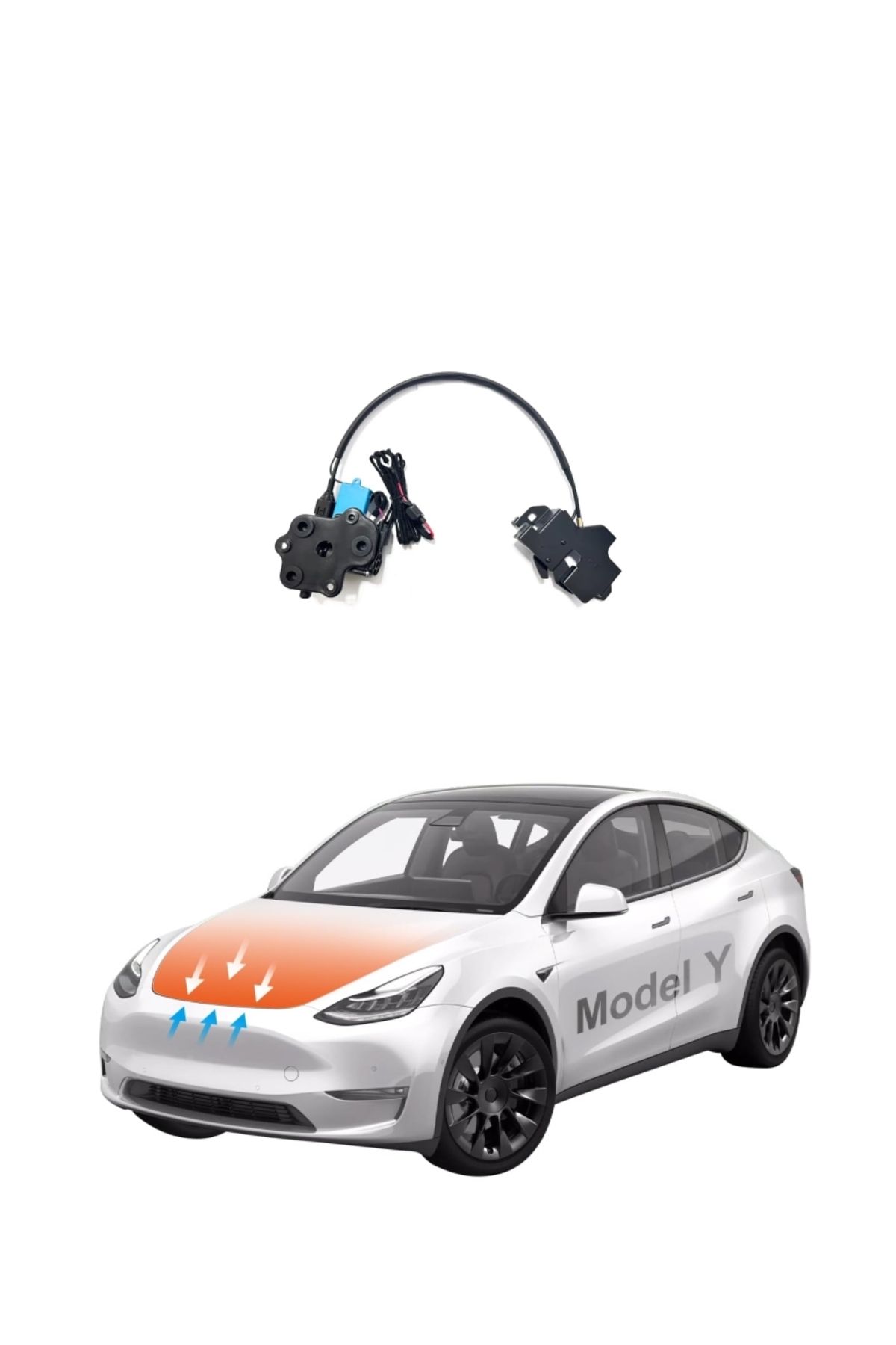 cng tuning TESLA Y ÖN KAPUT ELEKTRİKLİ VAKUM KİLİT