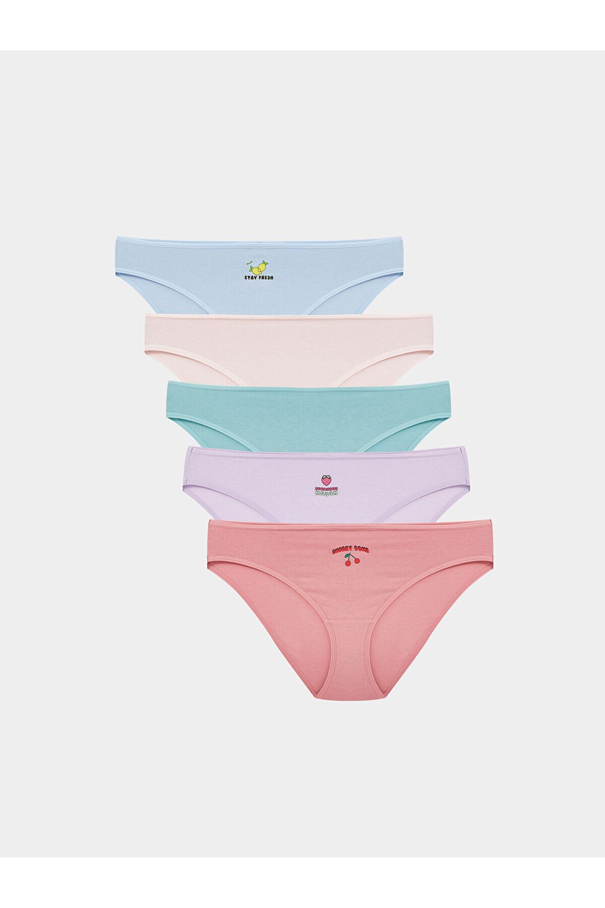 LC Waikiki Baskılı Bikini Külot 5'li Paket