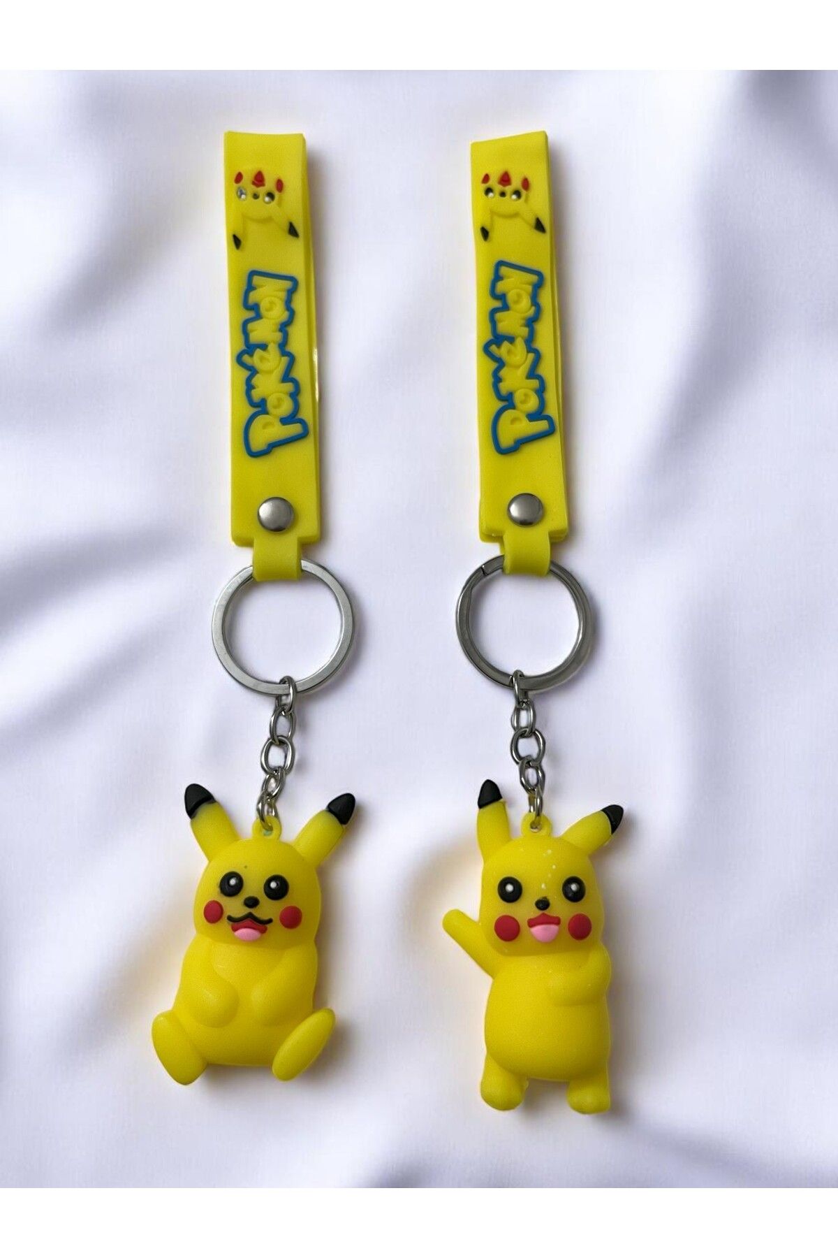 Monje POKEMON 3D BOYUTLU ÇİFT ANAHTARLIK 2 ADET