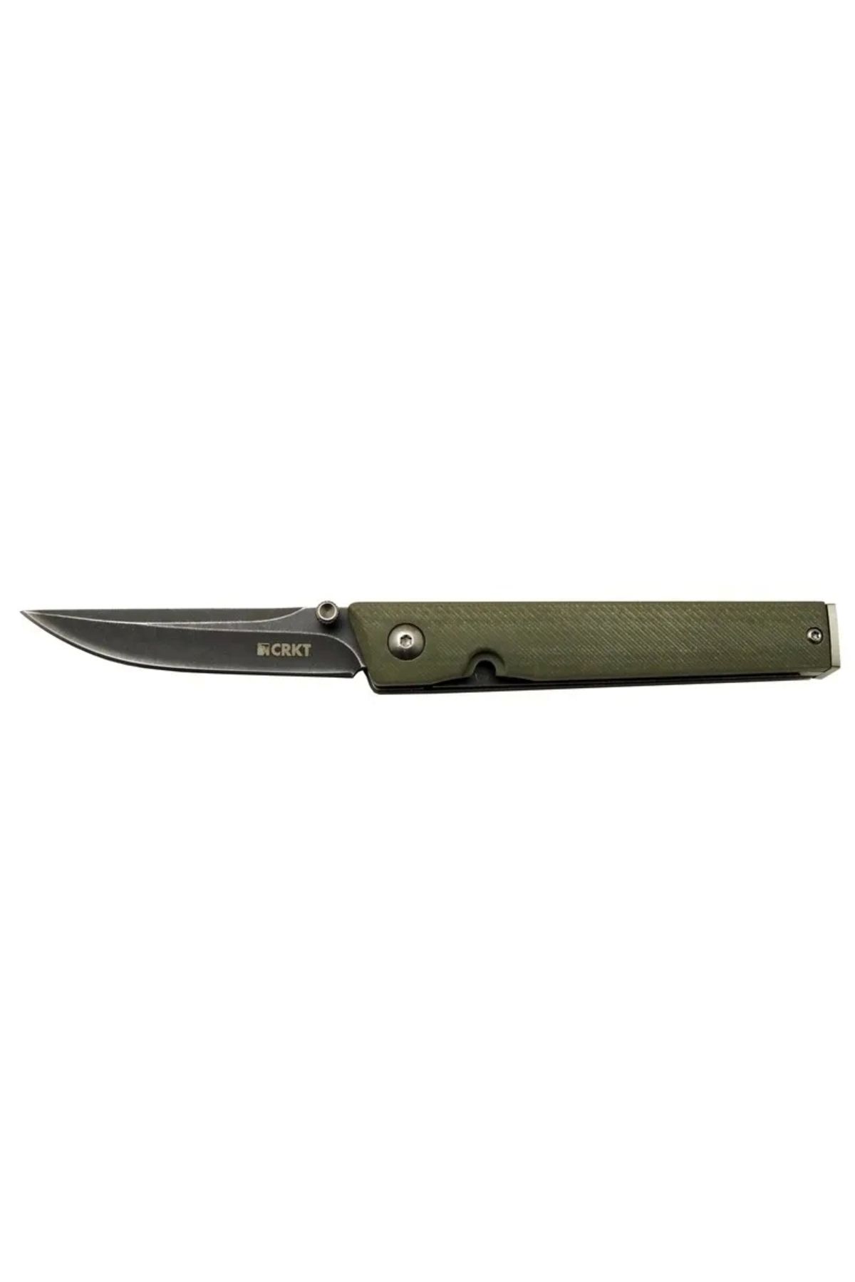 PRATİKOBA Crkt Ceo 7096 Grn Yeşil Kamp Çakı 18cm - Manuel, Kemerlikli, Kutulu