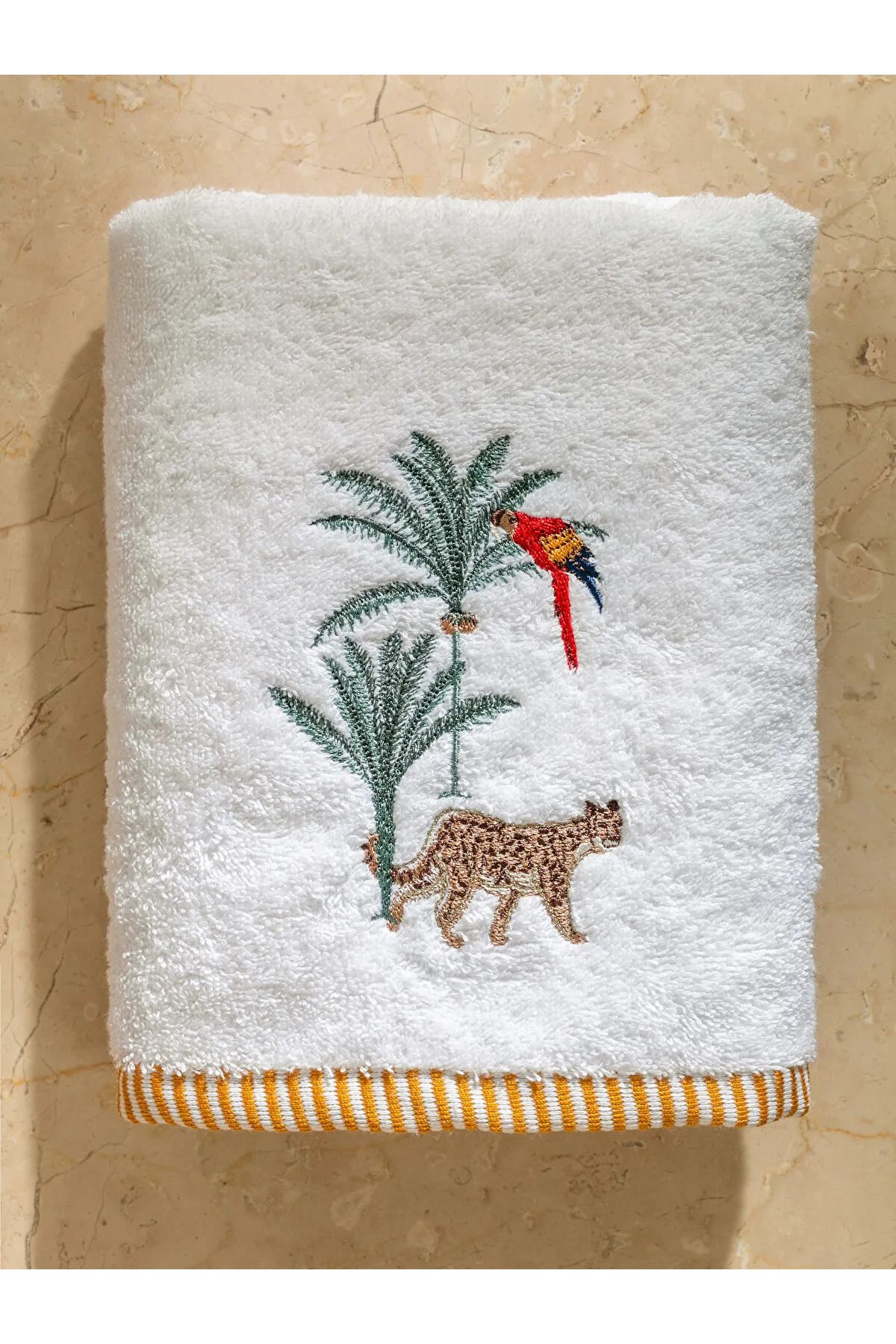 LC Waikiki Nakışlı Pamuklu Yüz Havlusu 50x80 cm