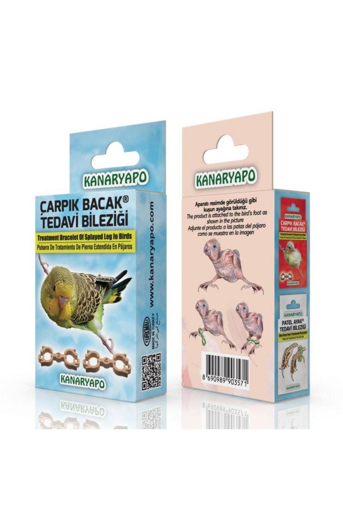 Kanaryapo Muhabbet Çarpık Bacak Bileziği - (MUHABBET KUŞU - KANARYA - V.B. GİBİ )