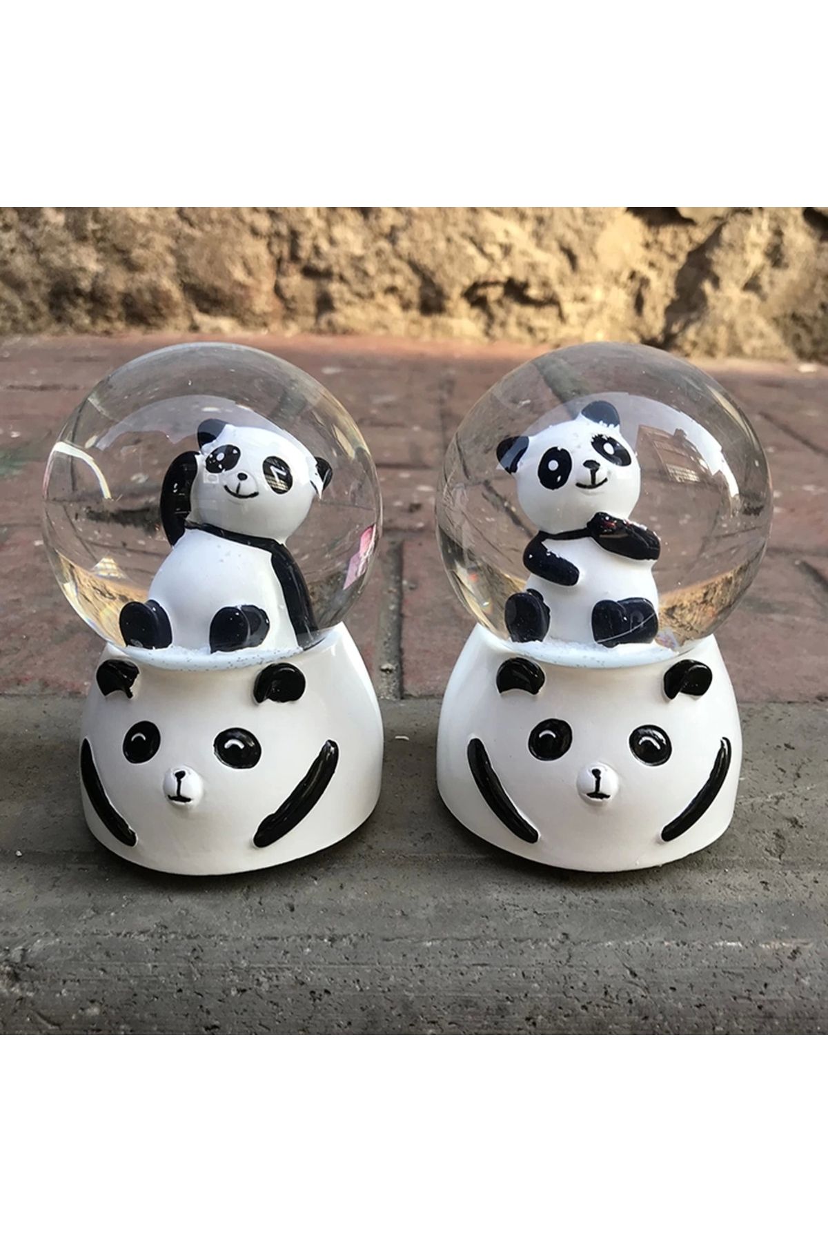 PRATİKOBA Büyük Boy Panda Kar Küresi