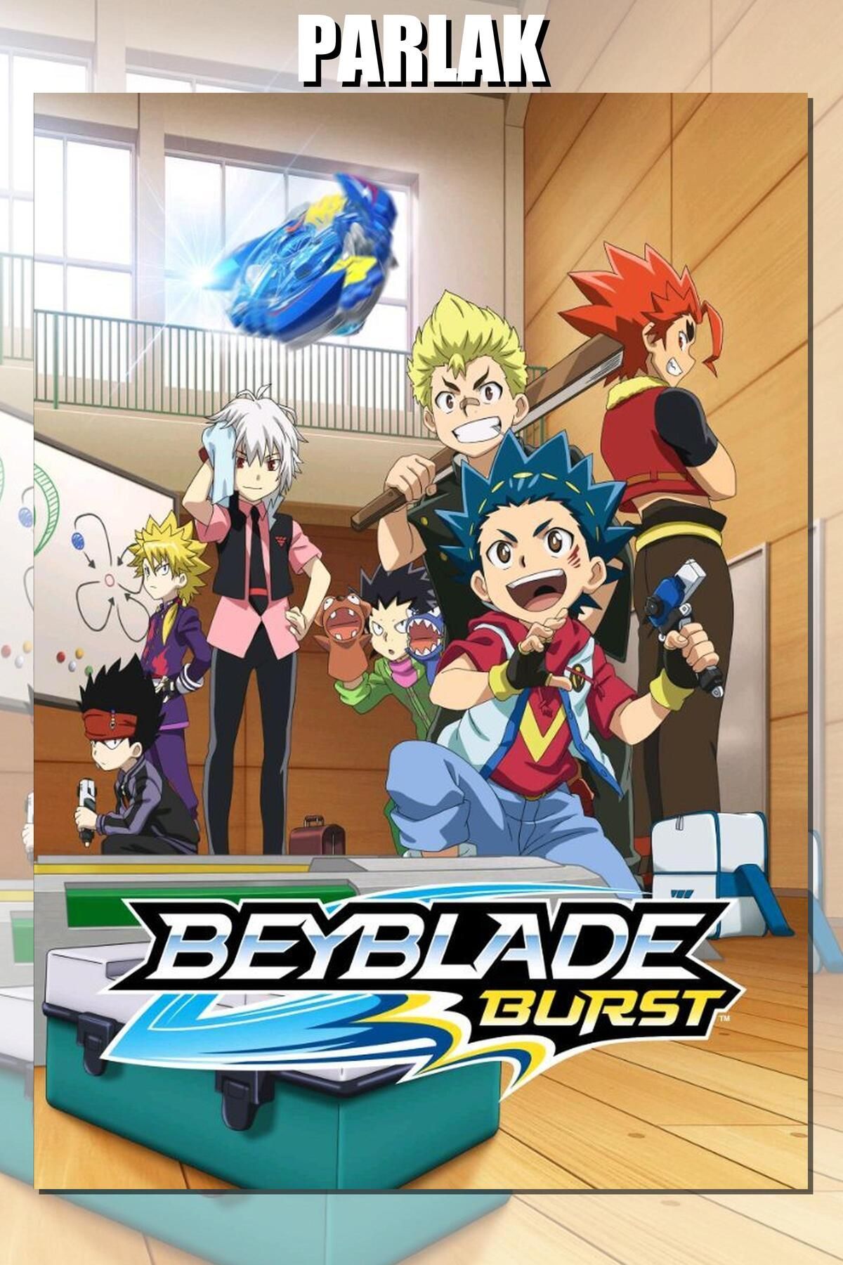 CALLWOOD Beyblade Çerçevesiz Anime Dizi Poster - Duvar Kağıdı Yüksek Kaliteli Baskı