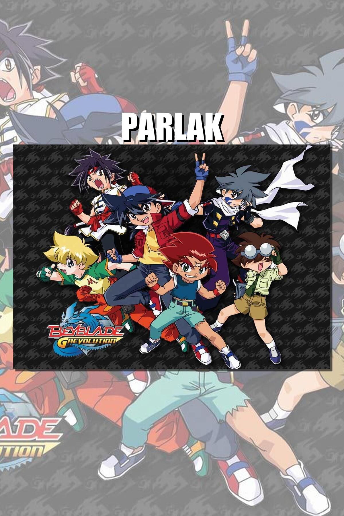 CALLWOOD Beyblade Çerçevesiz Anime Dizi Poster - Duvar Kağıdı Yüksek Kaliteli Baskı