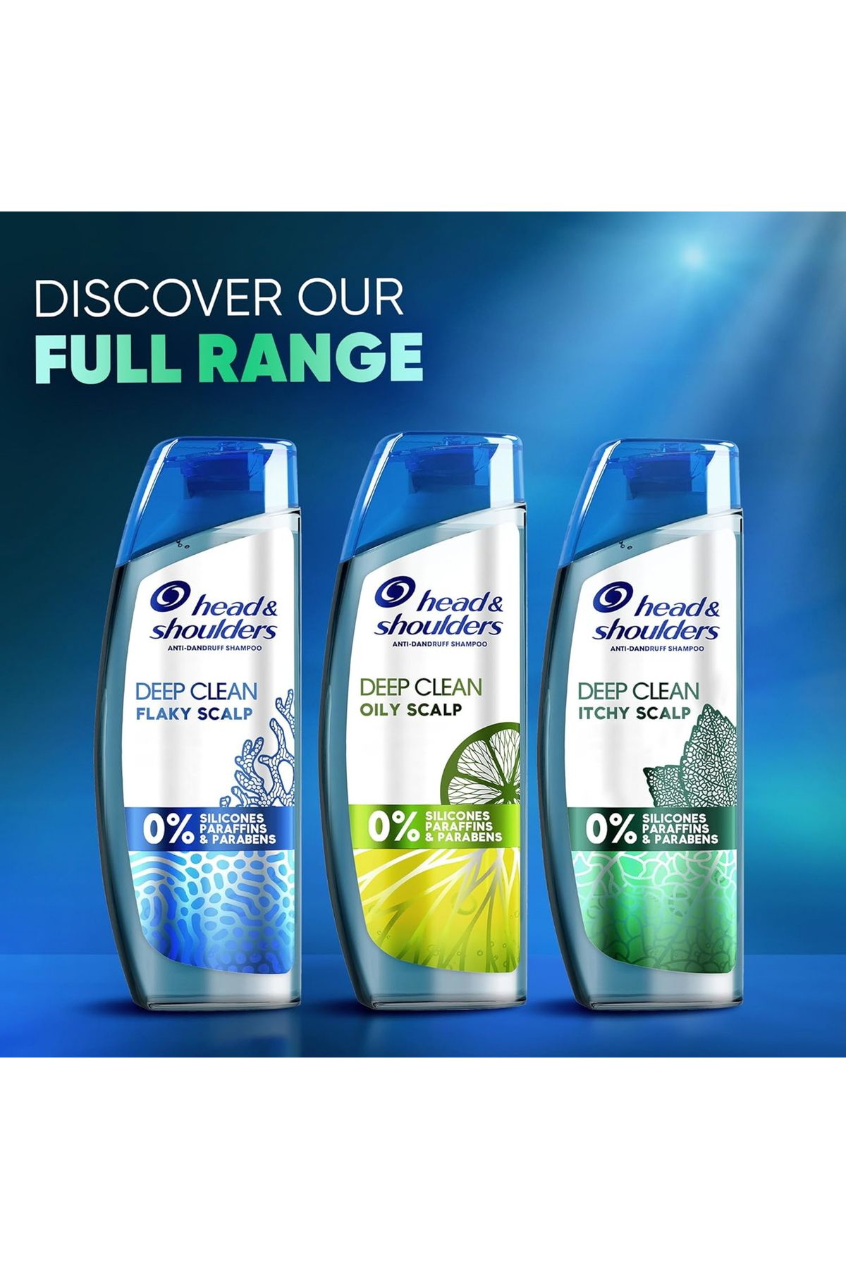 Head&Shoulders-Head & Shoulders Deep Clean Itchy Scalp Peppermint Anti-Dandruff Shampoo 400 ml 7