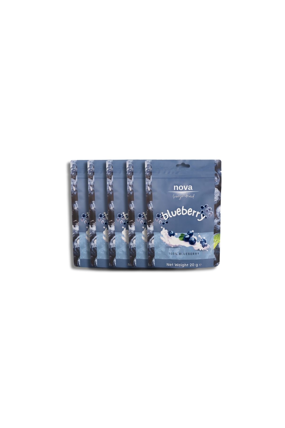 novafreezedried Dondurularak Kurutulmuş 5'li paket Blueberry