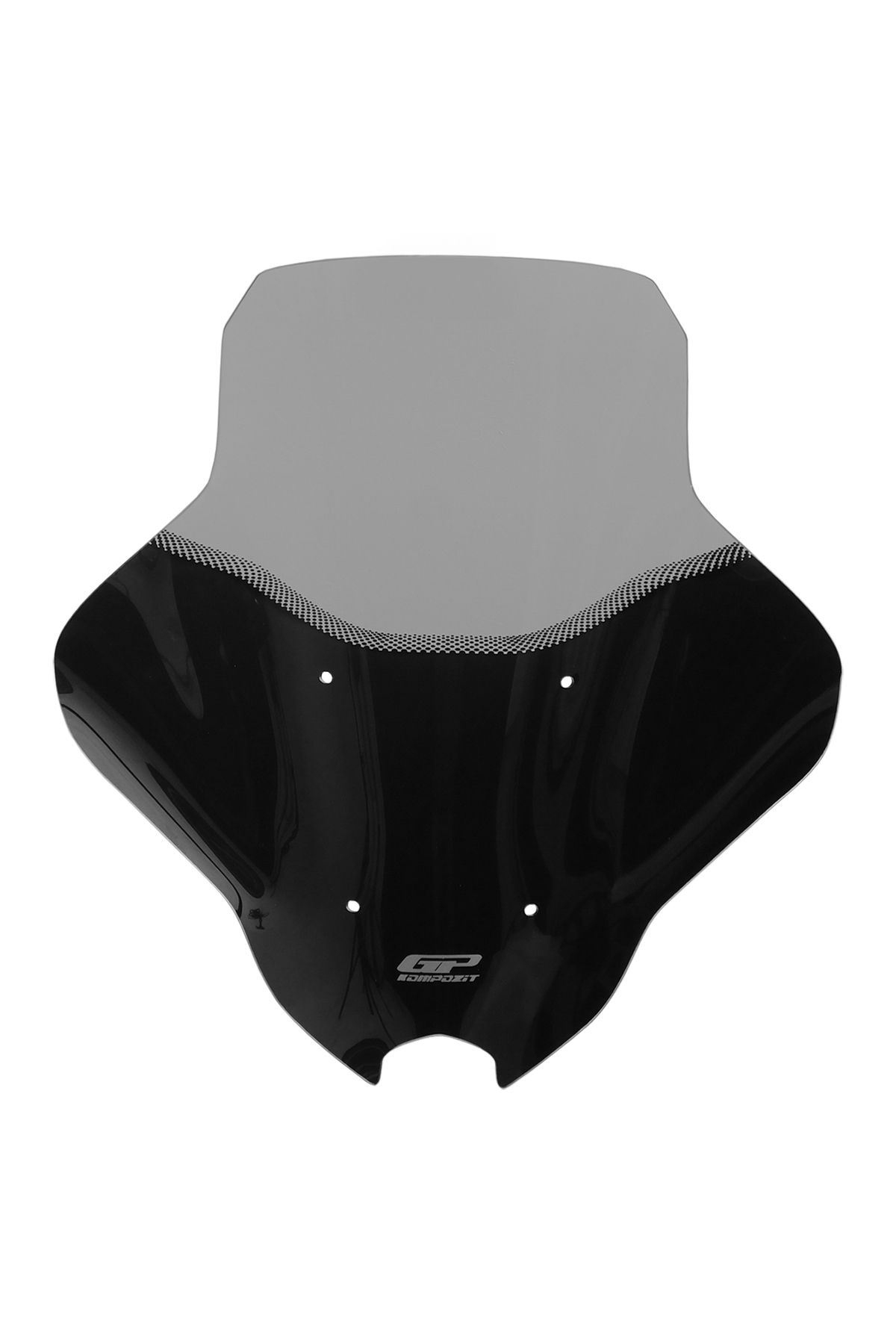 GP KOMPOZİT GP Kompozit Yamaha NMAX 125 / 155 2025 Uyumlu Baskılı Ön Cam Füme 58 cm