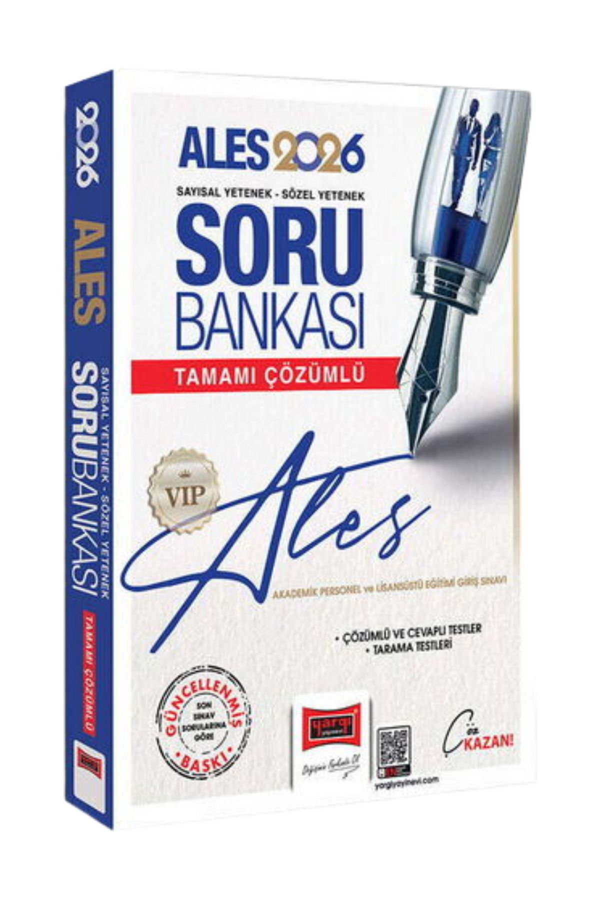 Yargı Yayınları 2026 ALES VIP Sayısal-Sözel Yetenek Tamamı Çözümlü Soru Bankası-YEP YENİ