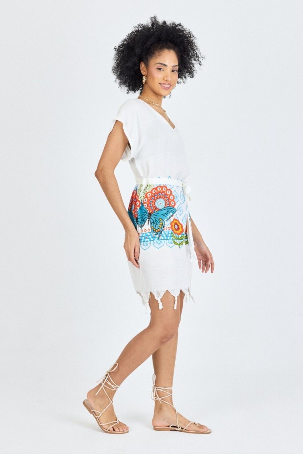 Mulberry-Samira Printed Bamboo Beach Dress Pareo Towel 3