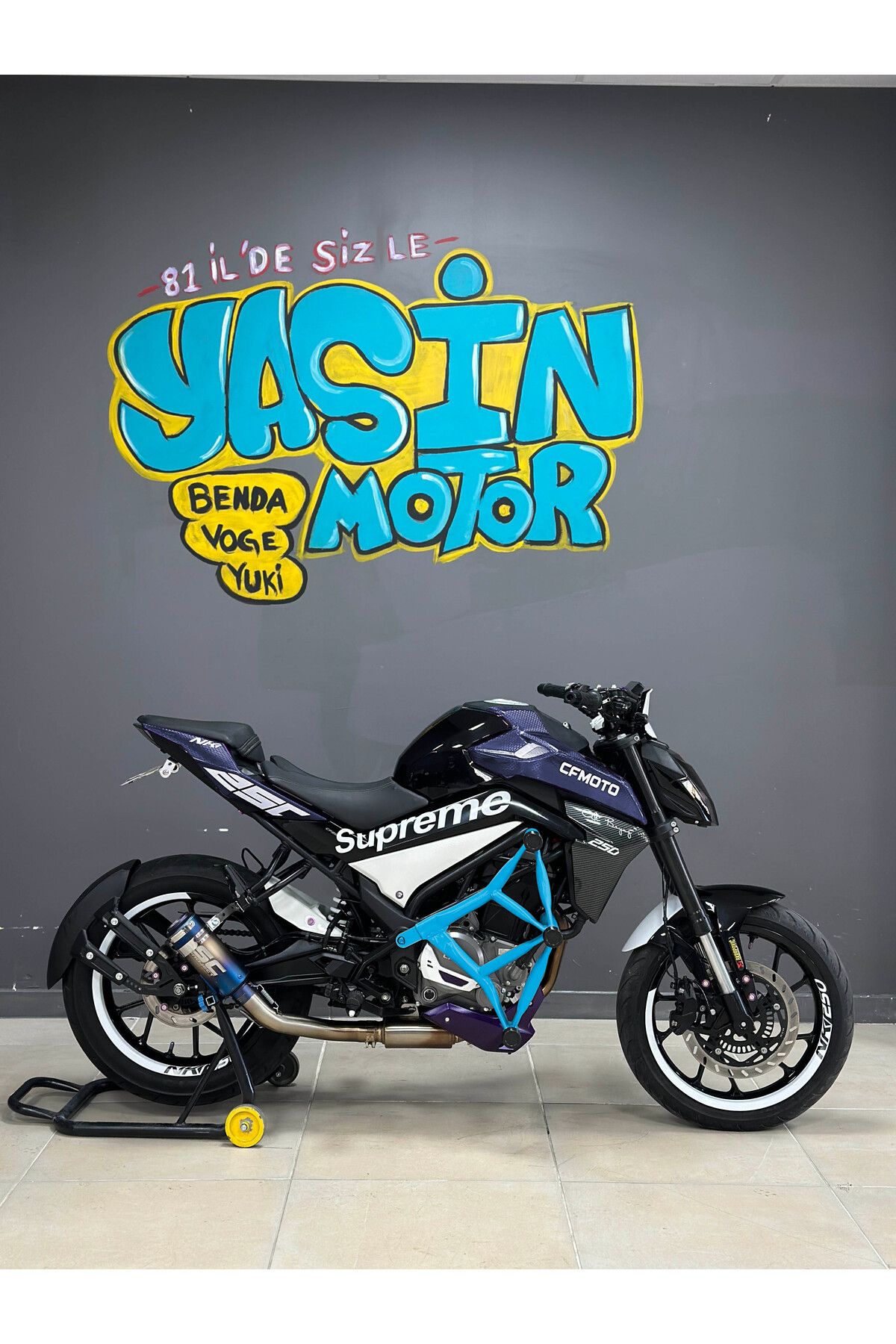 YSN CF MOTO NK 250 Özel Yapım Koruma Demiri
