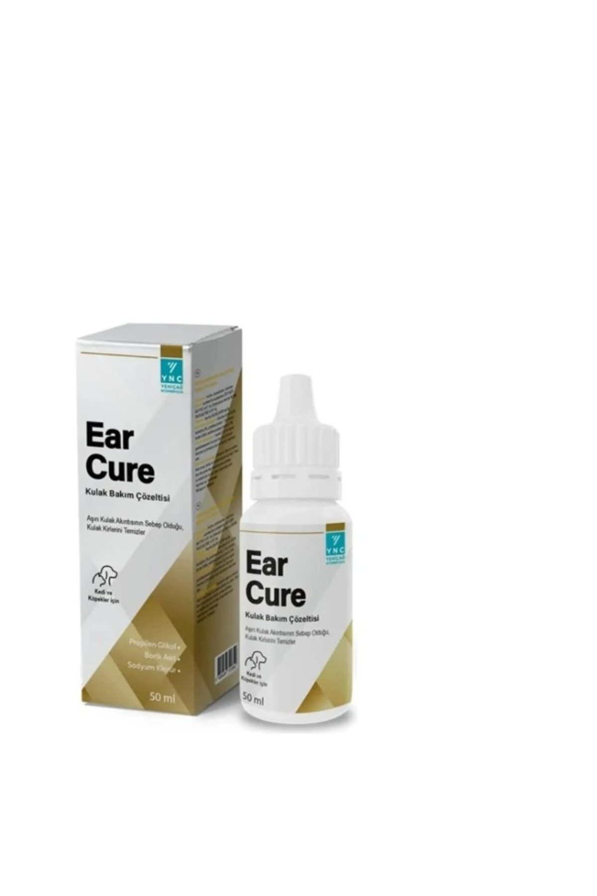 YNC Earcure Kedi- Köpek Kulak Temizleme Çözeltisi