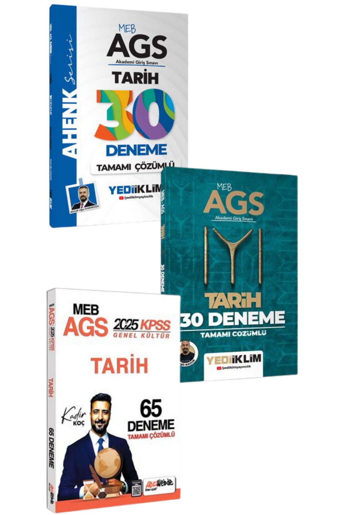 Yediiklim Yayınları Yediiklim Yayınları MEB-AGS Tarih Tamamı Çözümlü Deneme Seti-3 KİTAP-SET