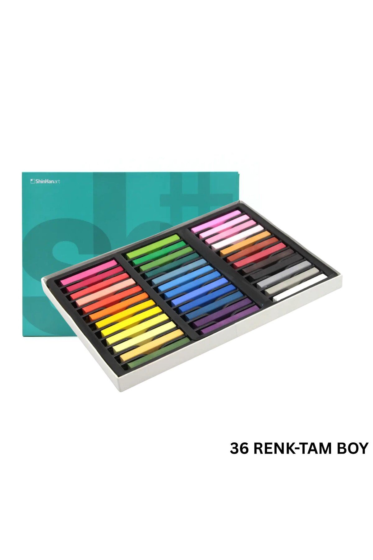 roco paper ShinHan SH Soft Pastel Boya Seti 36'lı, Yüksek Pigmentli, Krapon Pastel Boya ve Hobi Kalemleri