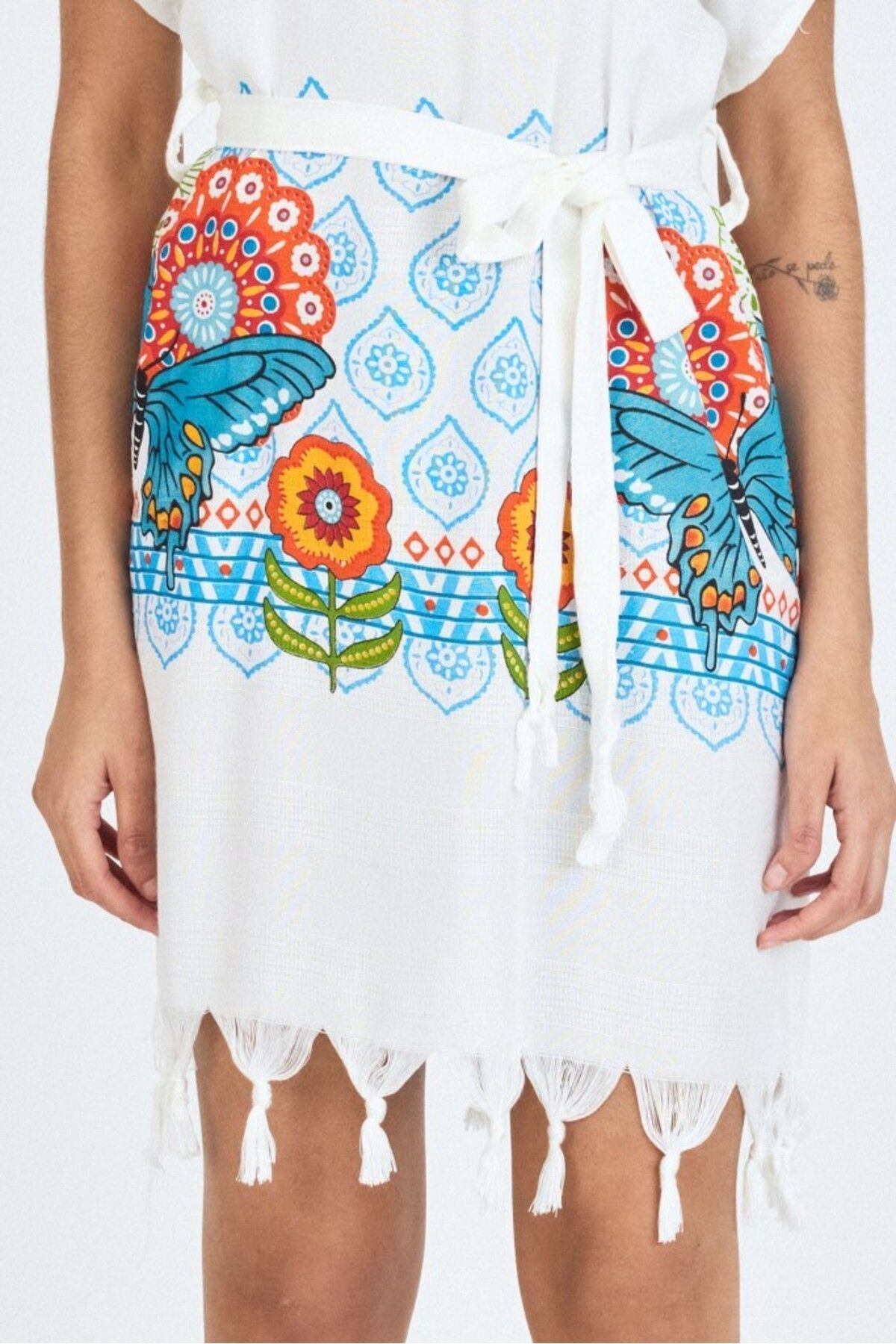 Mulberry-Samira Printed Bamboo Beach Dress Pareo Towel 4