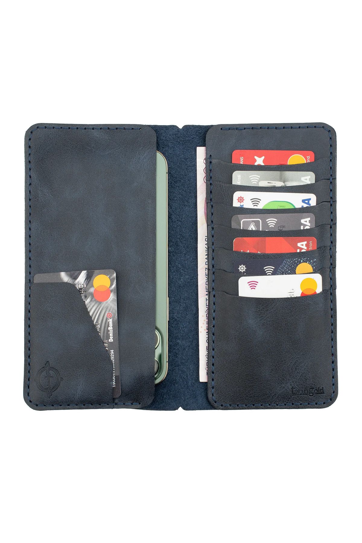 twingold Kişiselleştirilebilir Rainbow Dikey Uzun Cüzdan