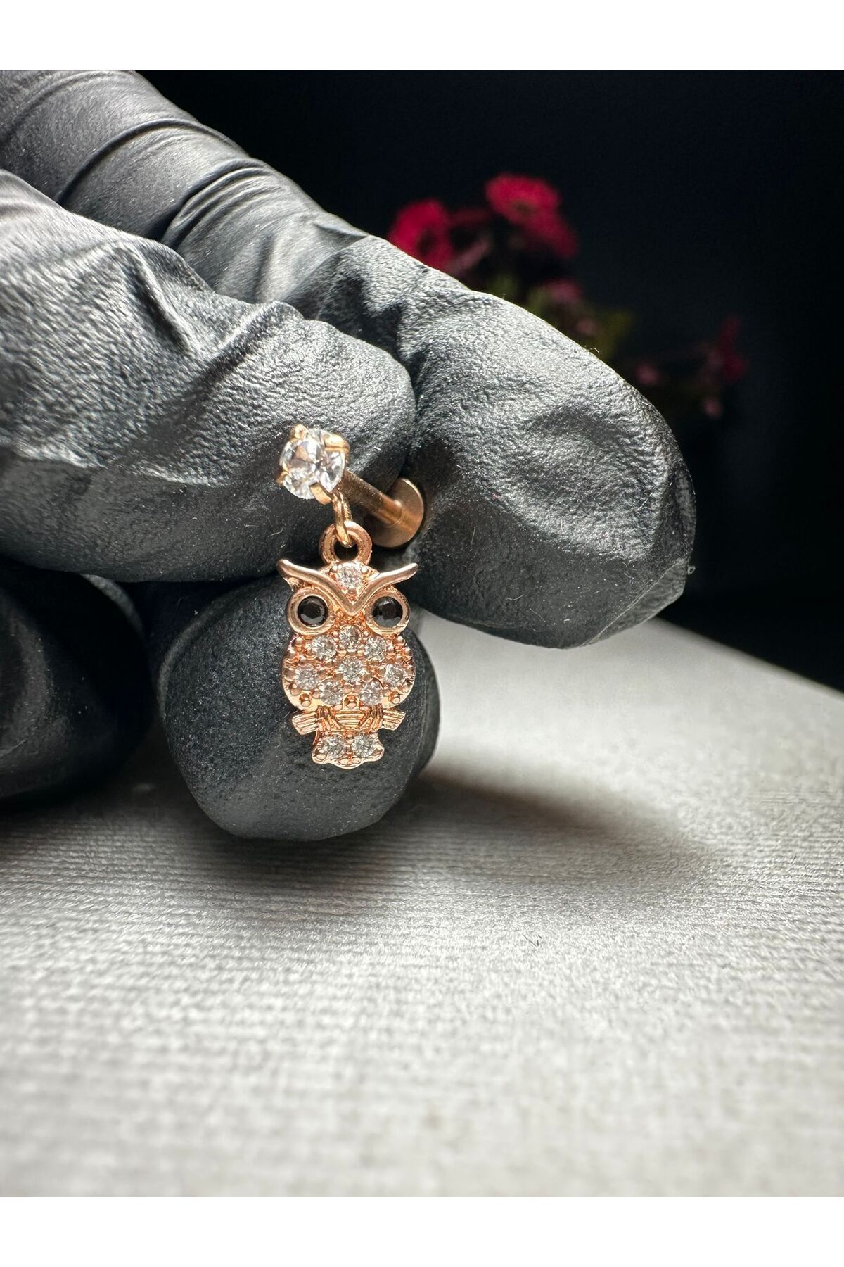 Mutenaura Cerrahi Çelik Tragus Piercing