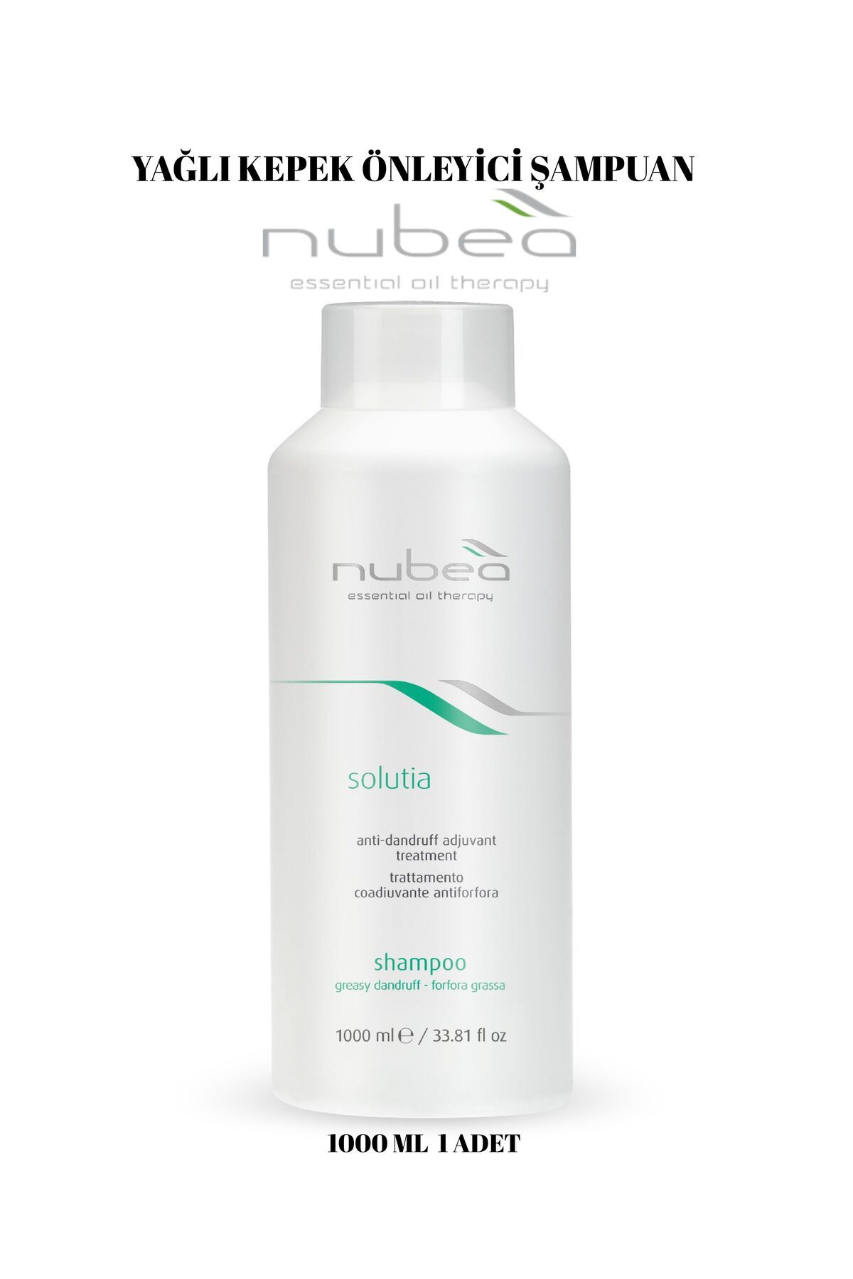 NUBEA Nubeà Solutia Yağlı Kepek Önleyici Şampuan 1000 ml