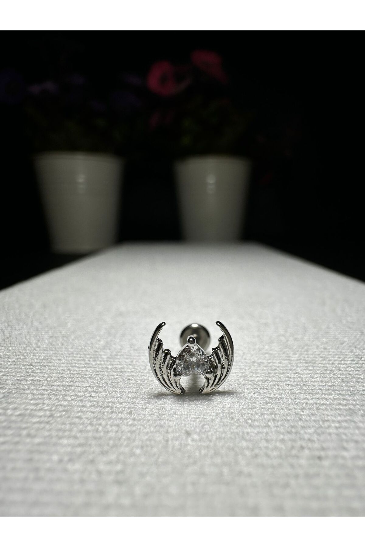 Mutenaura Cerrahi Çelik Tragus Piercing
