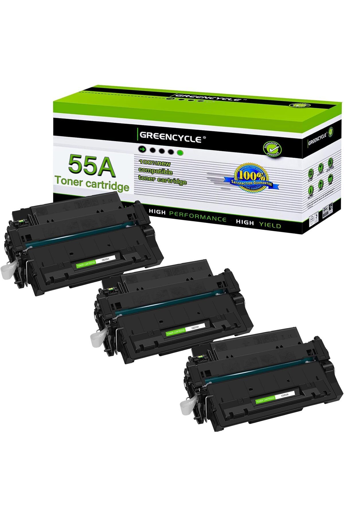 HP 55A CE255A Toner HP P3015 P3015d P3015dn P3015n Enterprise 500 MFP M521dn M521dw M525dn Printer