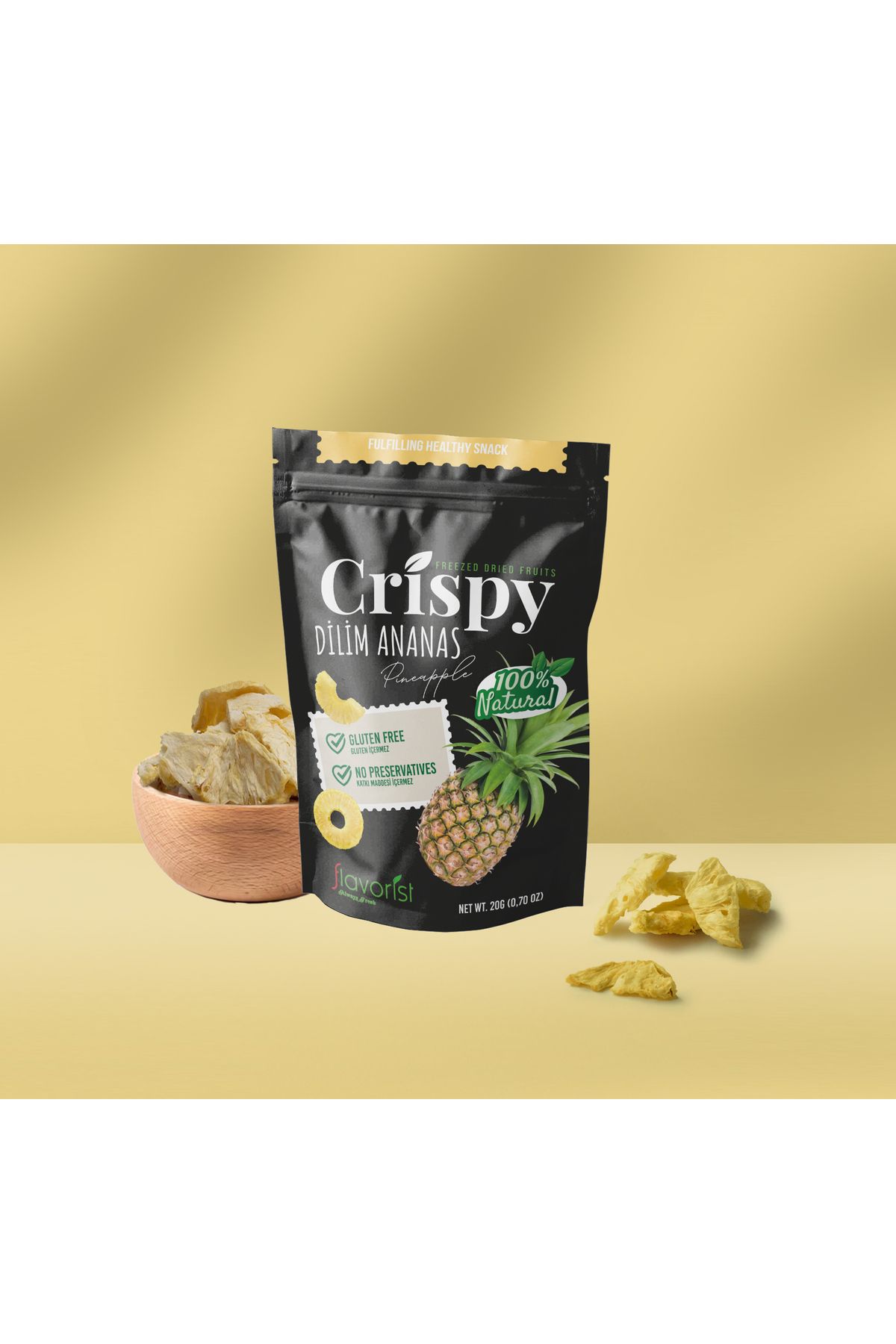 FLAVORİST Freeze Dried Ananas 20G