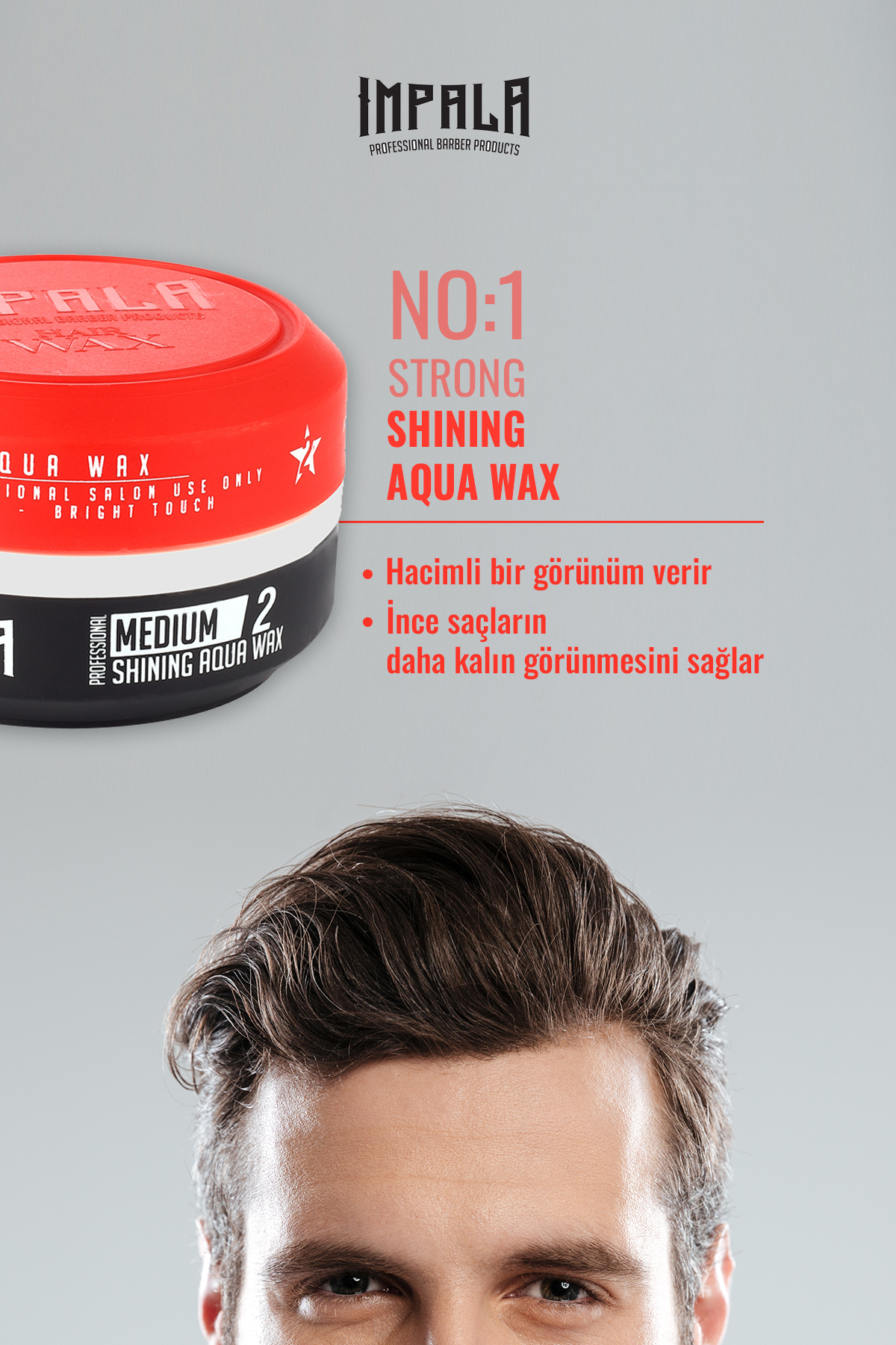 واکس حالت دهنده موی براق و قوی شماره 2، 150 میلی لیتر — ImpalaRedWax2 — تصویر 2 از 4