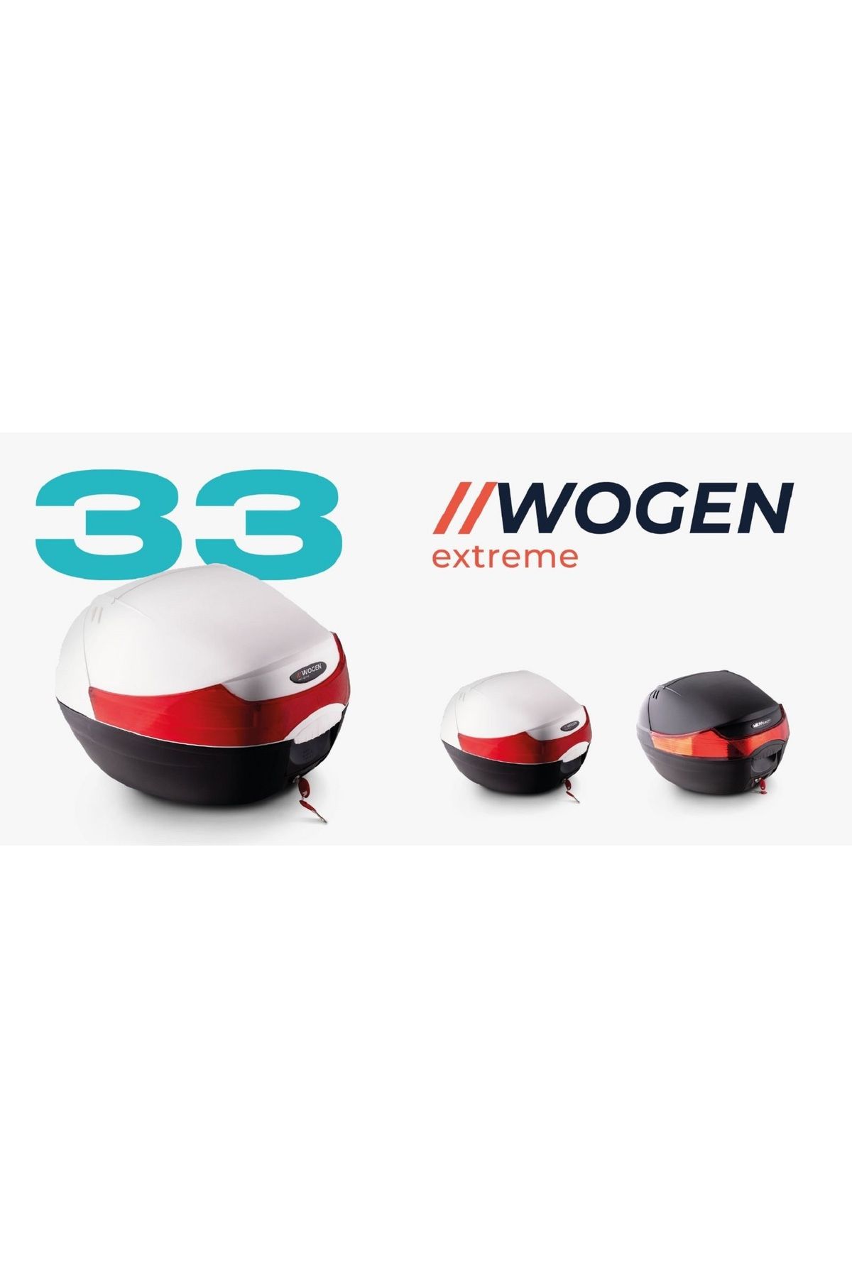WOGEN BERMOT WOGEN KUBA ROCCA 100 33 LİTRE MOTOSİKLET ARKA ÇANTA KARBON BEYAZ