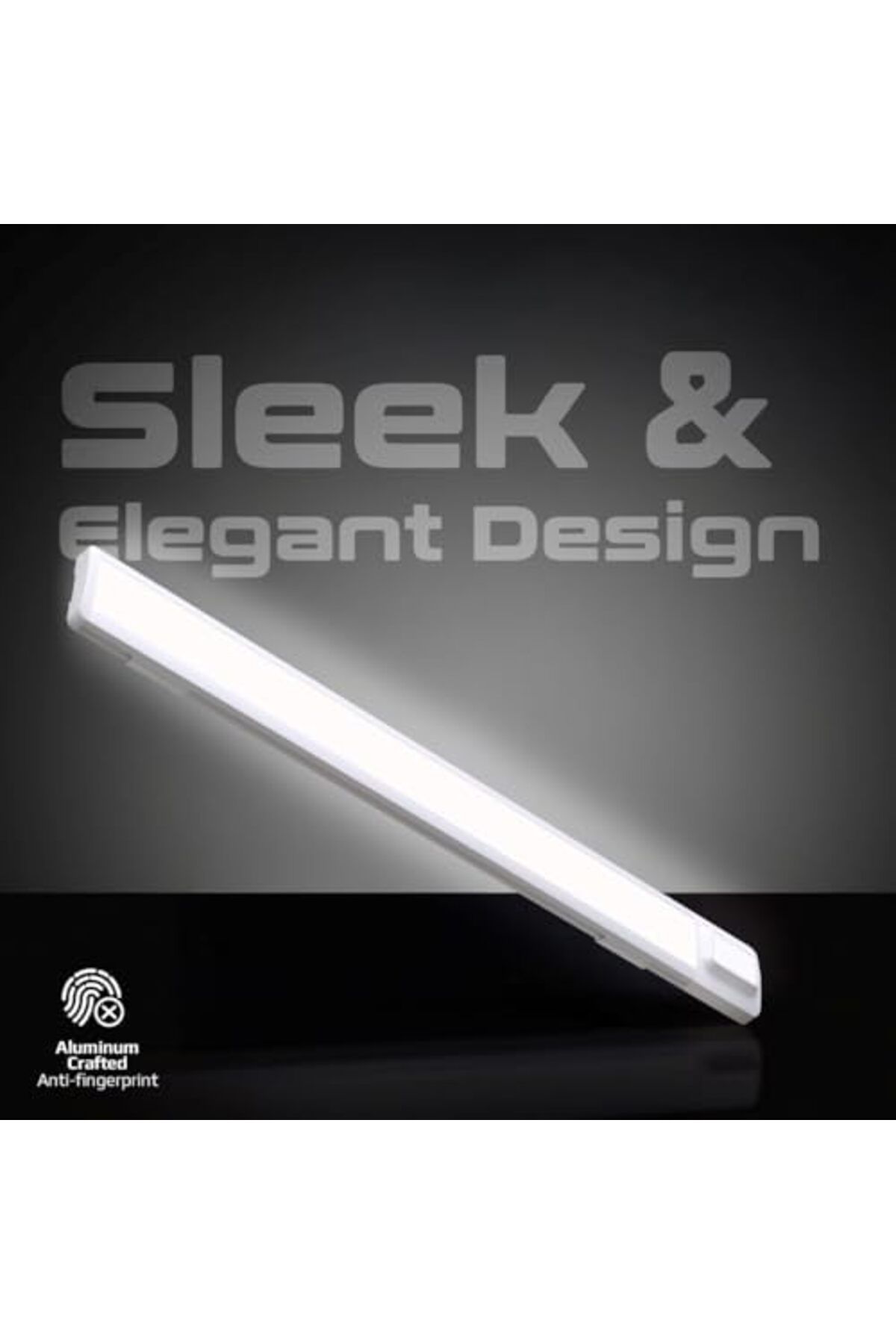 Promate-40cm LED Light with Motion Sensor, 100lm Brightness, Energy-Efficient 4W LEDs, USB-C Recharg 7
