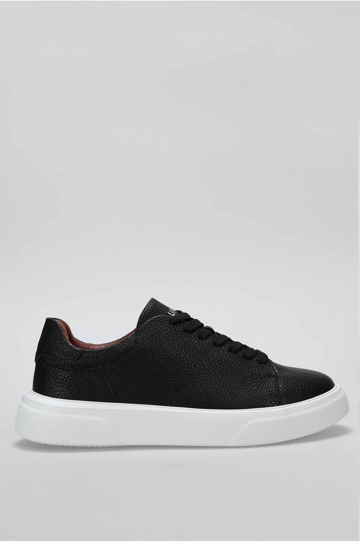 Lufian Erkek Sneaker Ayakkabı Siyah Beyaz günlük Tommy Gage