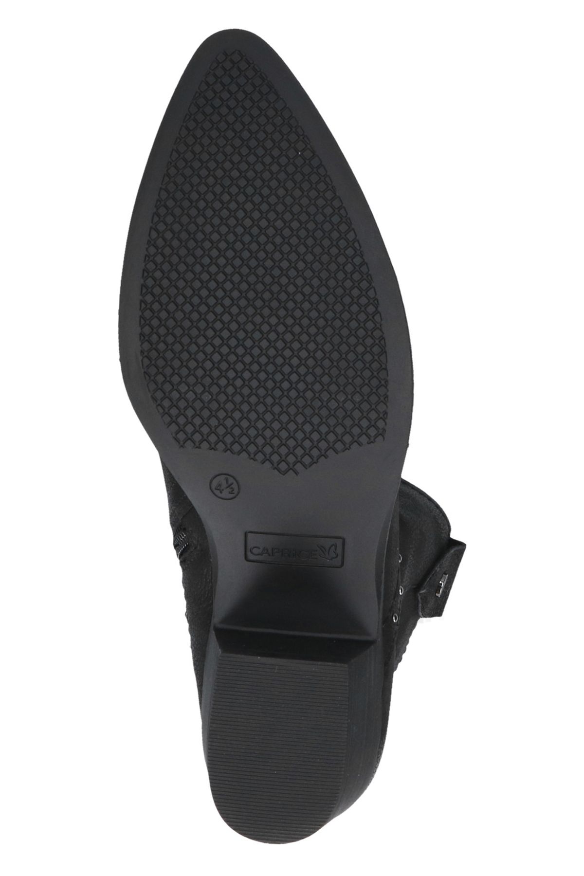 Caprice-Damen Elegante Stiefelette Western 9-25315-43 Schwarz 008 Black Nubuc Leder Mit Cap Airmotion 6