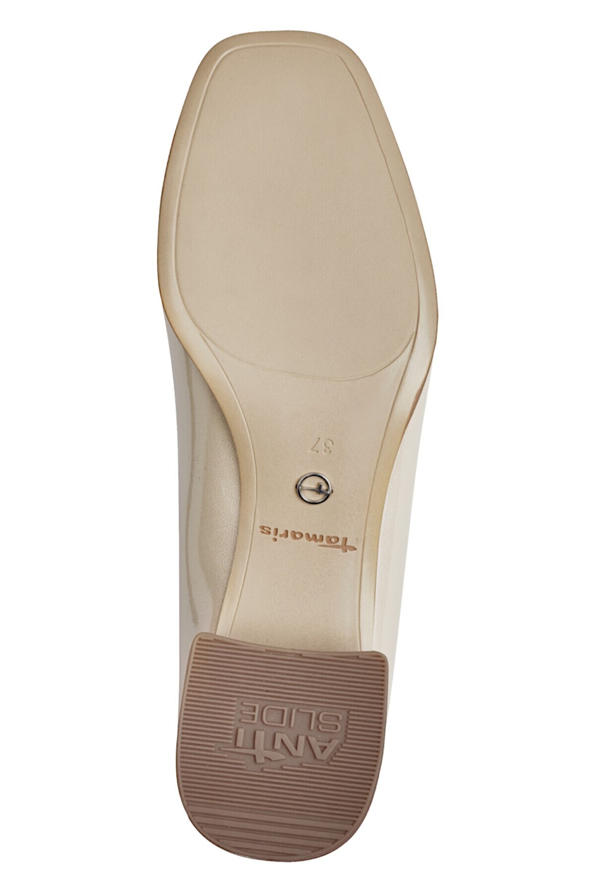Tamaris-Damen Pumps 1-22321-44 Goldfarben 179 Champagne Kunstleder Mit Touch-it & Antislide Absatz 7