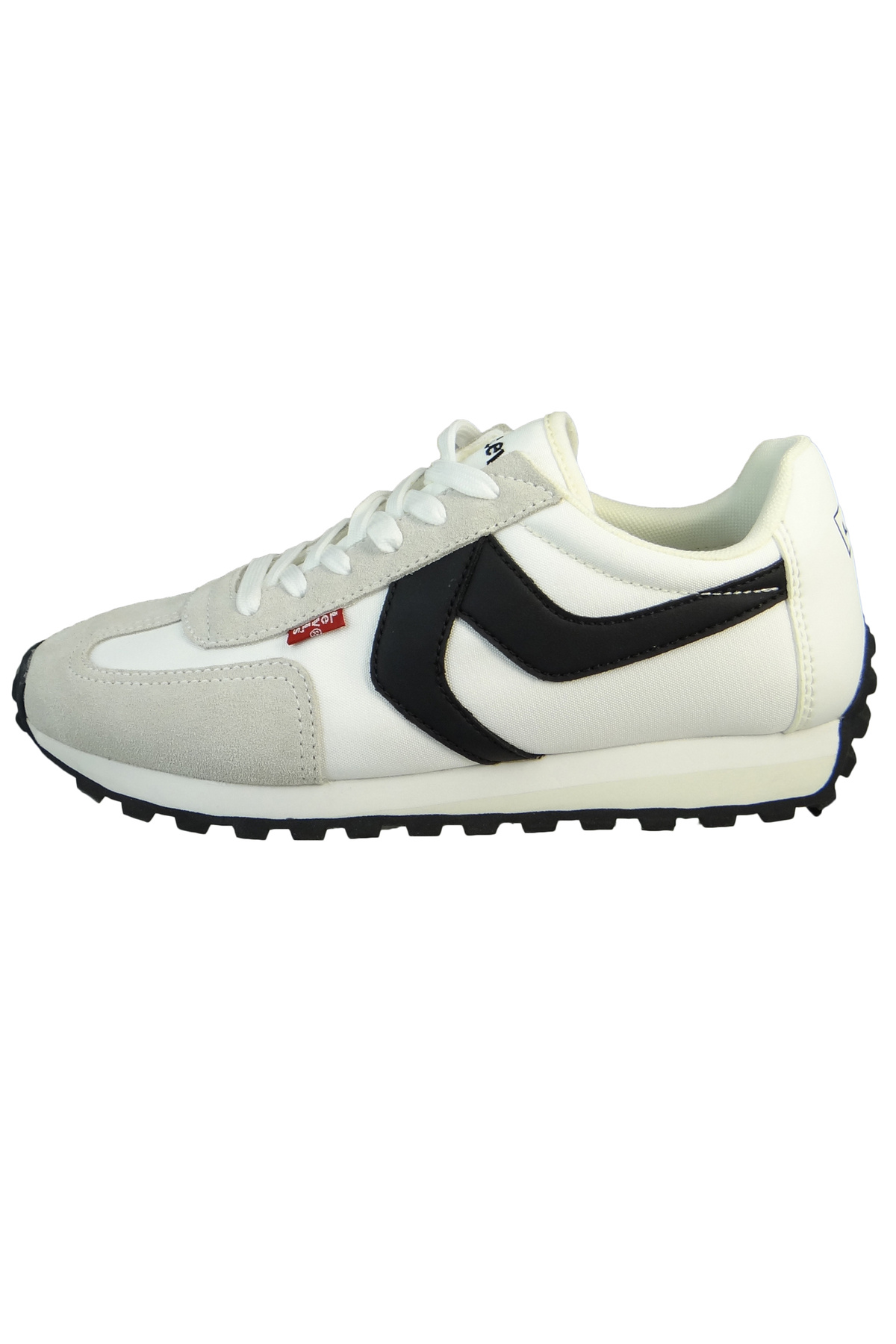 Levi's-Herren Low Sneaker Stryder Red Tab Low Top 235400-744 Weiß 51 Regular White Textil/synthetik Mit Eva 3