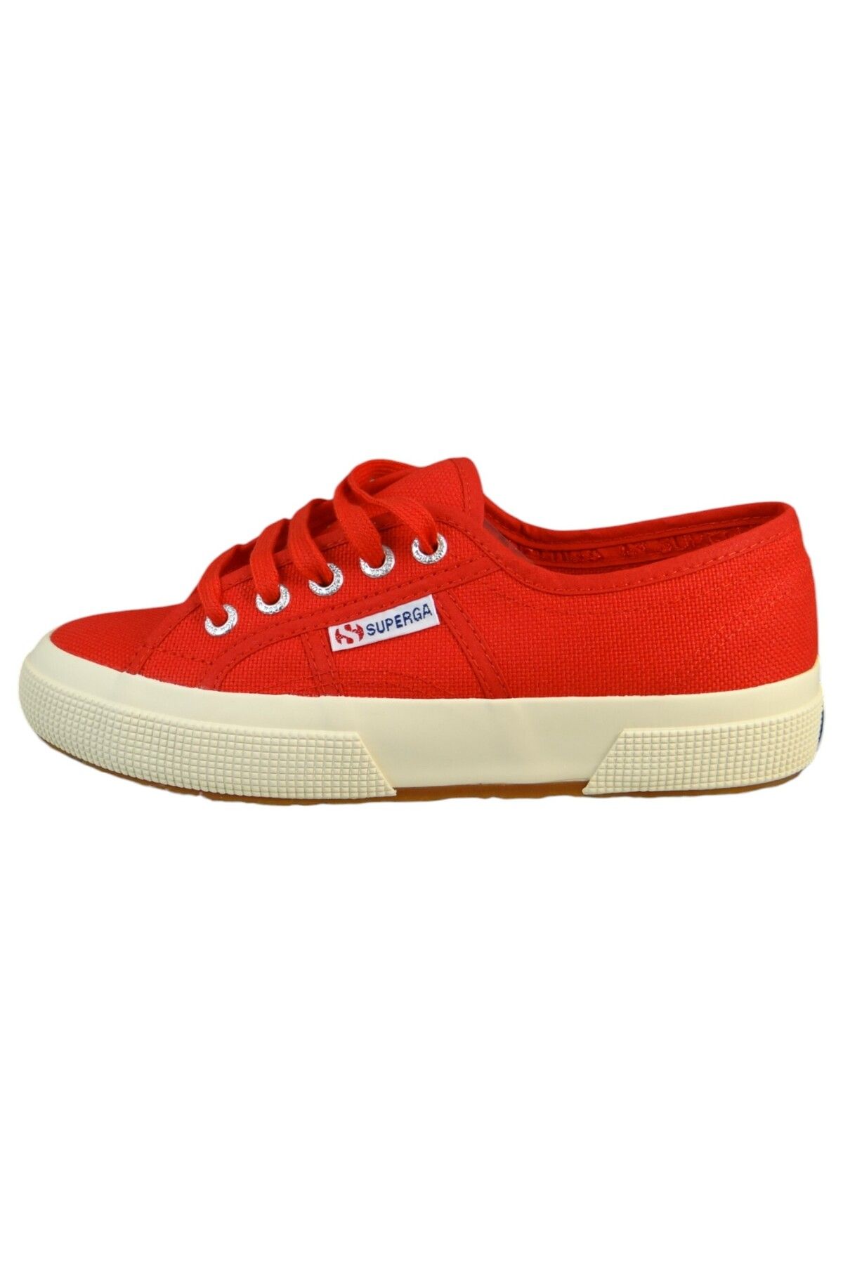 Superga-Damen Low Sneaker 2750 Cotu Low Top S000010 Rot 975 Red Textil 3