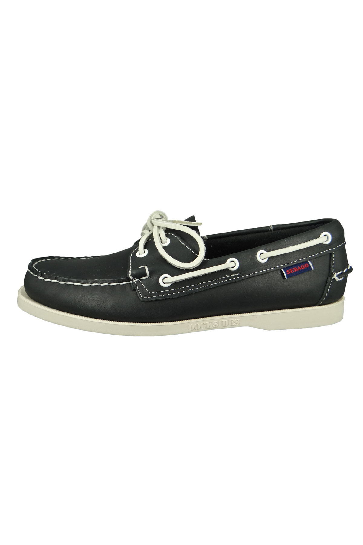 Sebago-Portland 7000h00 Herren Halbschuhe Segel-/bootsschuhe Leder Blau 908 Blue Navy 3