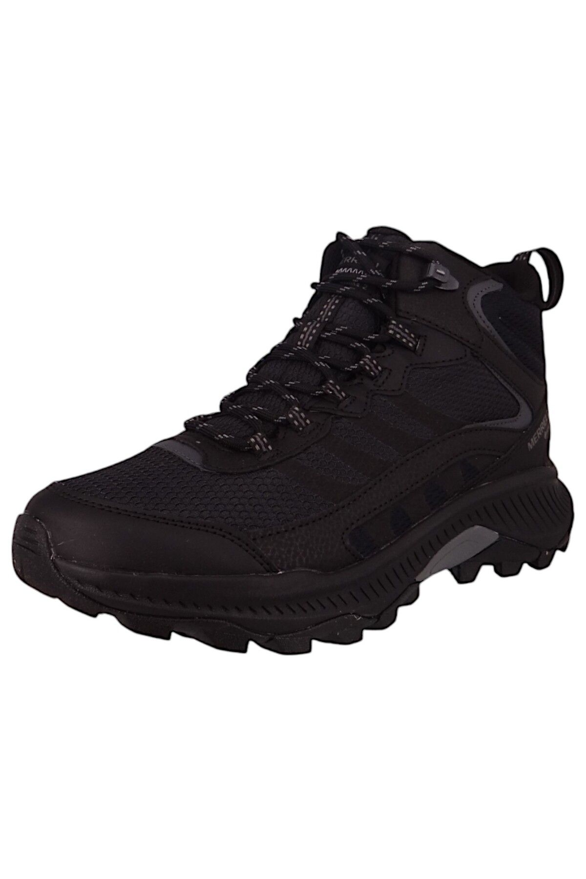 Merrell-Herren Wanderstiefel Stiefel Wanderschuhe Speed Strike 2 Mid Gtx J037817 Schwarz Black Textil/synth 1