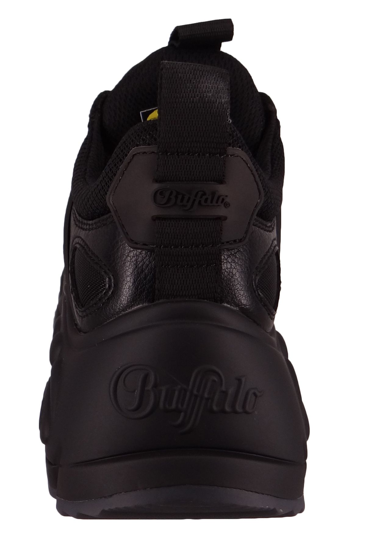 Buffalo-Damen Low Sneaker Binary C Low Top Vegan 1636005 Schwarz Black Textil/synthetik 4