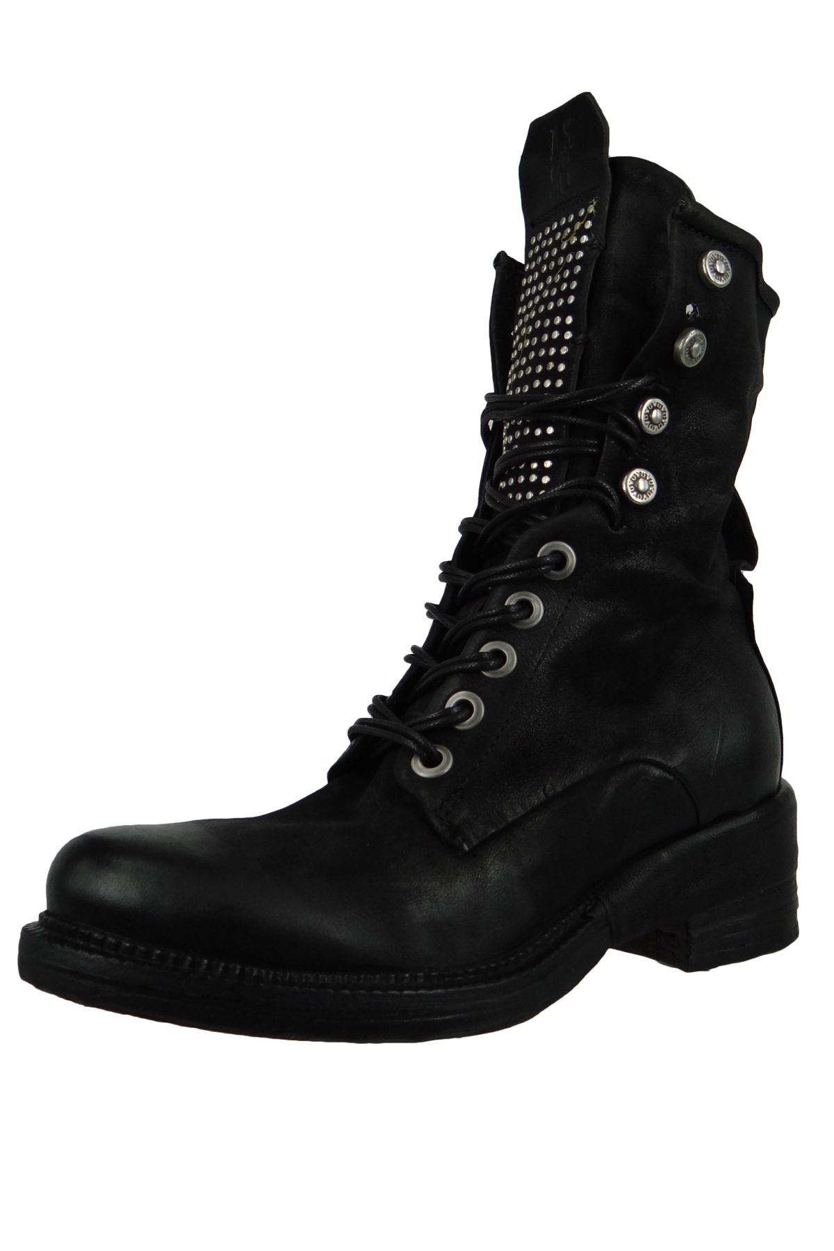 A.S.98-Damen Sportliche Stiefelette 9419 Miracle A23208-0502 Schwarz 6002 Nero Leder 1