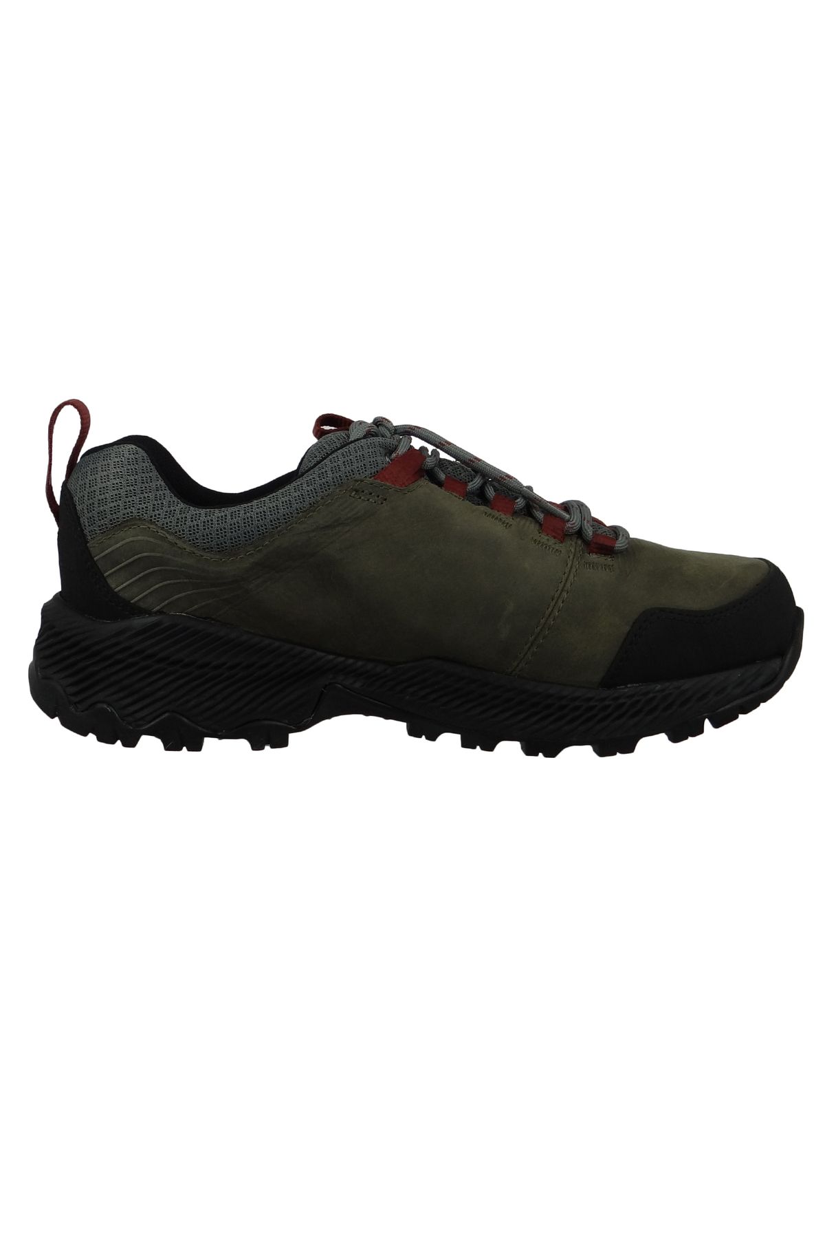 Merrell-Herren Halbschuhe Wanderschuhe Forestbound WTPF M-Dry J034777 Grau Grey Leder mit Merrell Sticky & 5