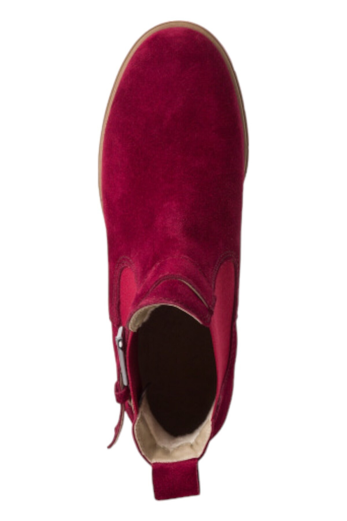 Tamaris-Damen Sportliche Stiefelette 1-25447-43 Rot 500 Red Leder Mit Touch-it 4