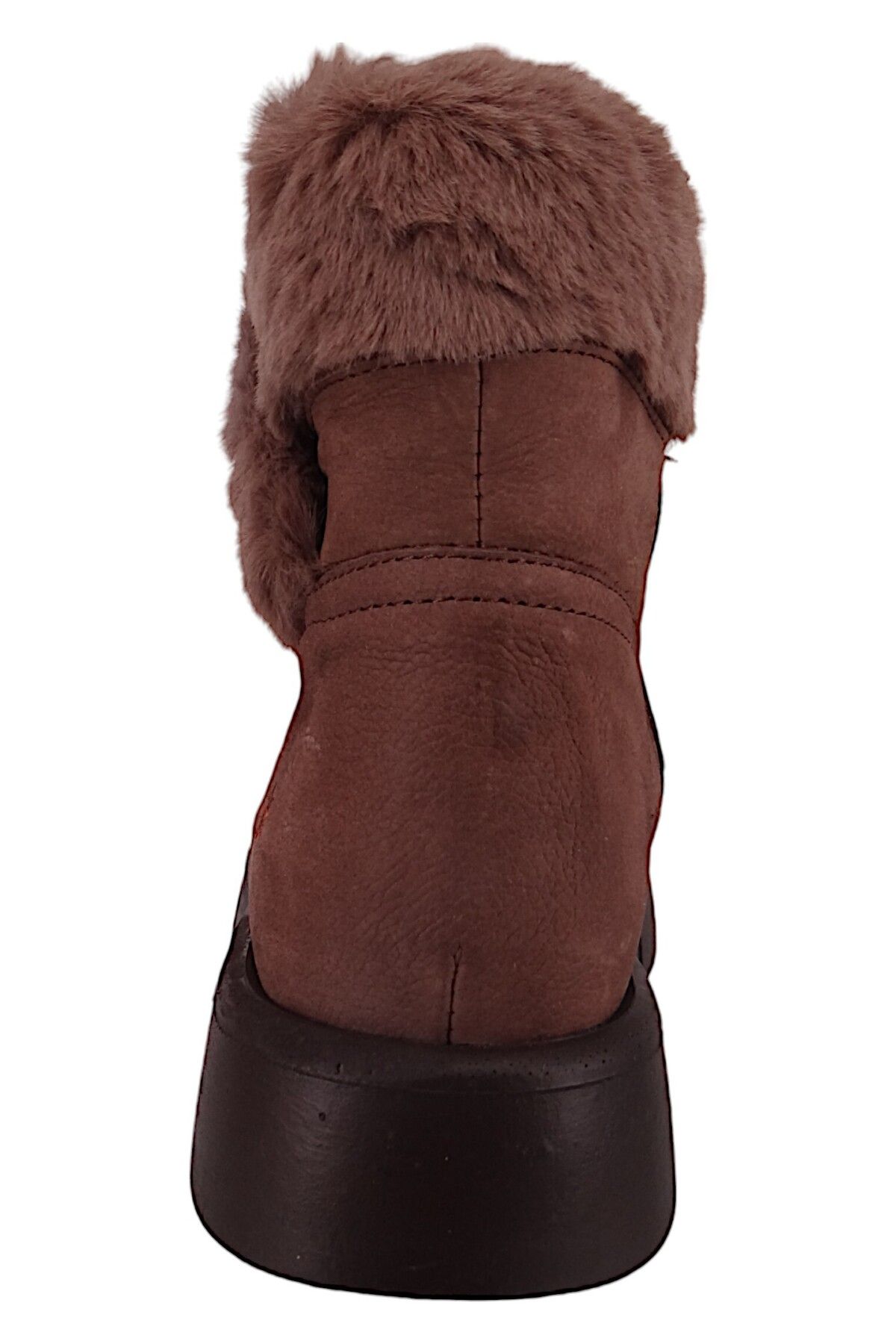 ART-Damen Elegante Stiefelette Malaga Gefüttert 1346 Braun Brown Leder 5