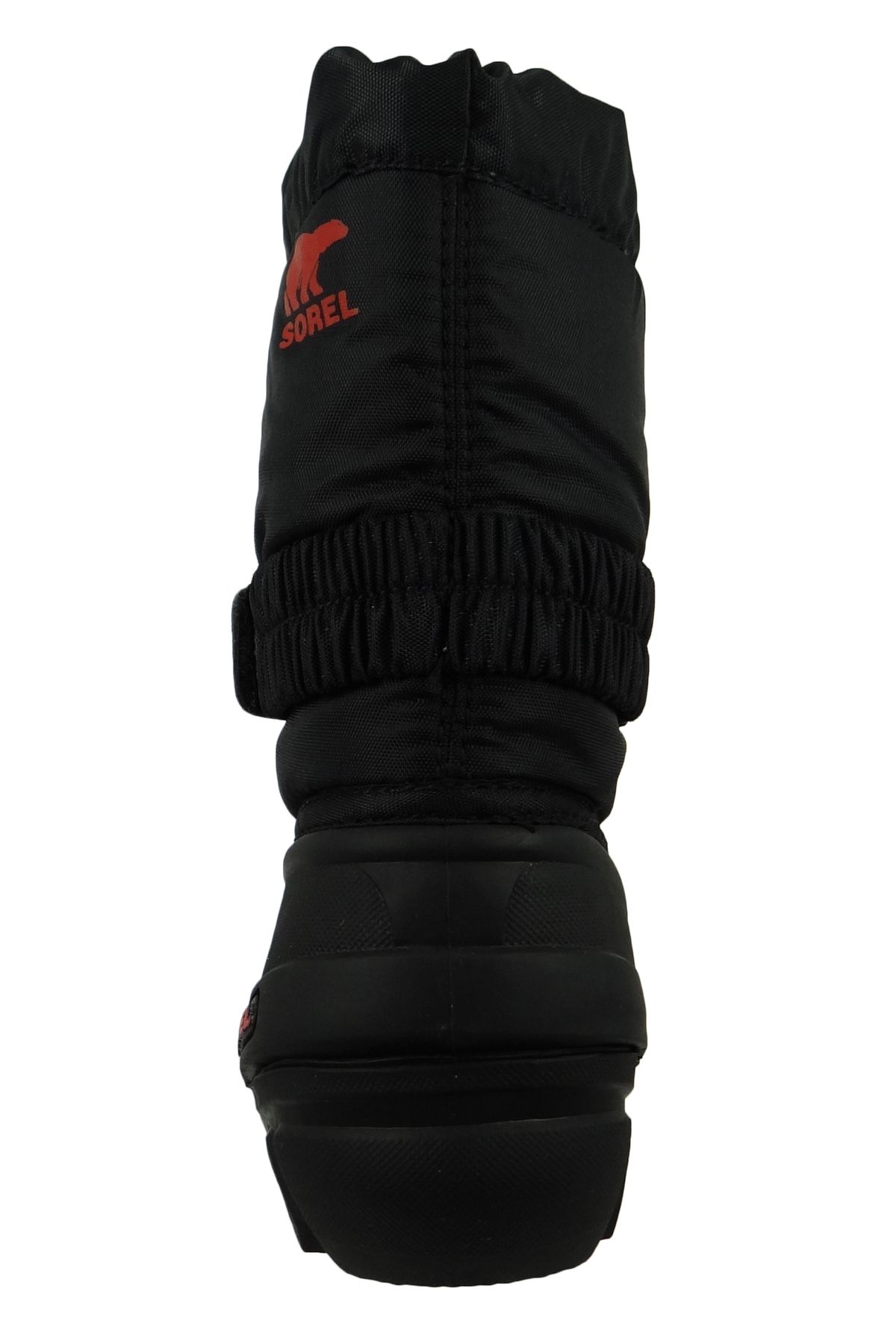 Sorel-Kinder Stiefel Ny1885-015 Childrens Flurry 1855252 Schwarz 015 Black Bright Red Textil/synthetik Mi 4