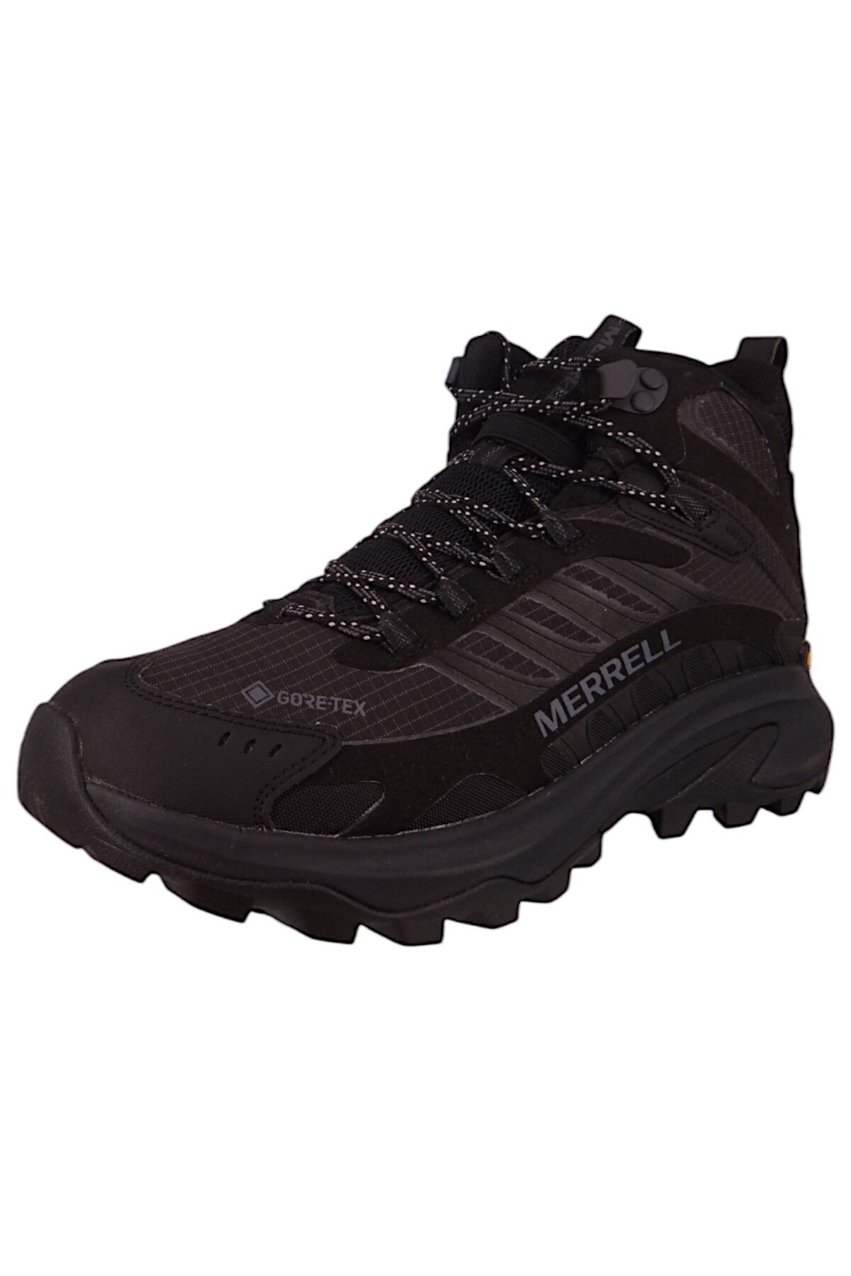 Merrell-Herren Wanderstiefel Stiefel Wanderschuhe Moab Speed 2 Mid Gtx J037501 Schwarz Black Leder/syntheti 1