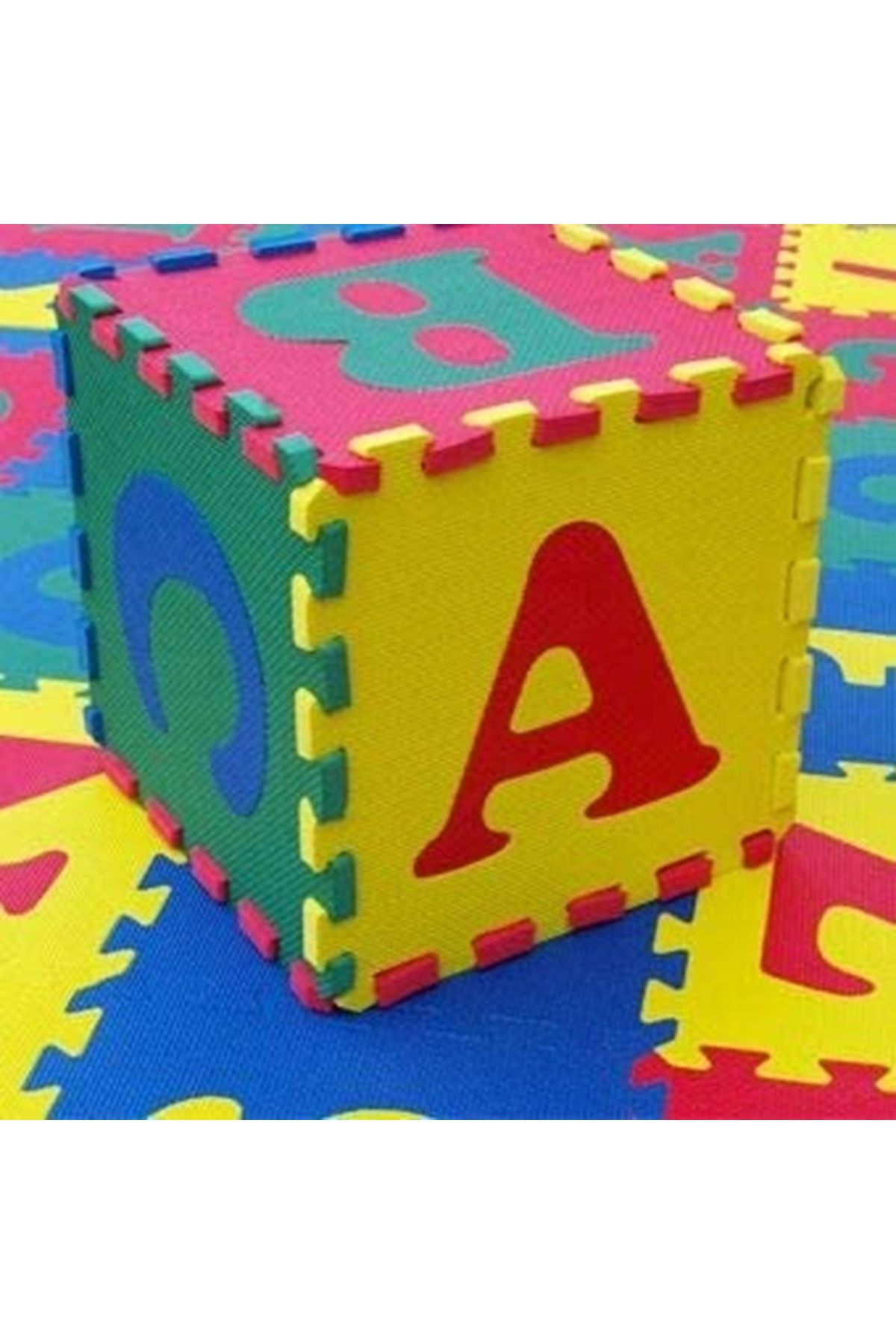 rexa-Big Size Puzzle Foam Mat for Kids, Interlocking Learning Alphabet Flooring Mat for Child 2