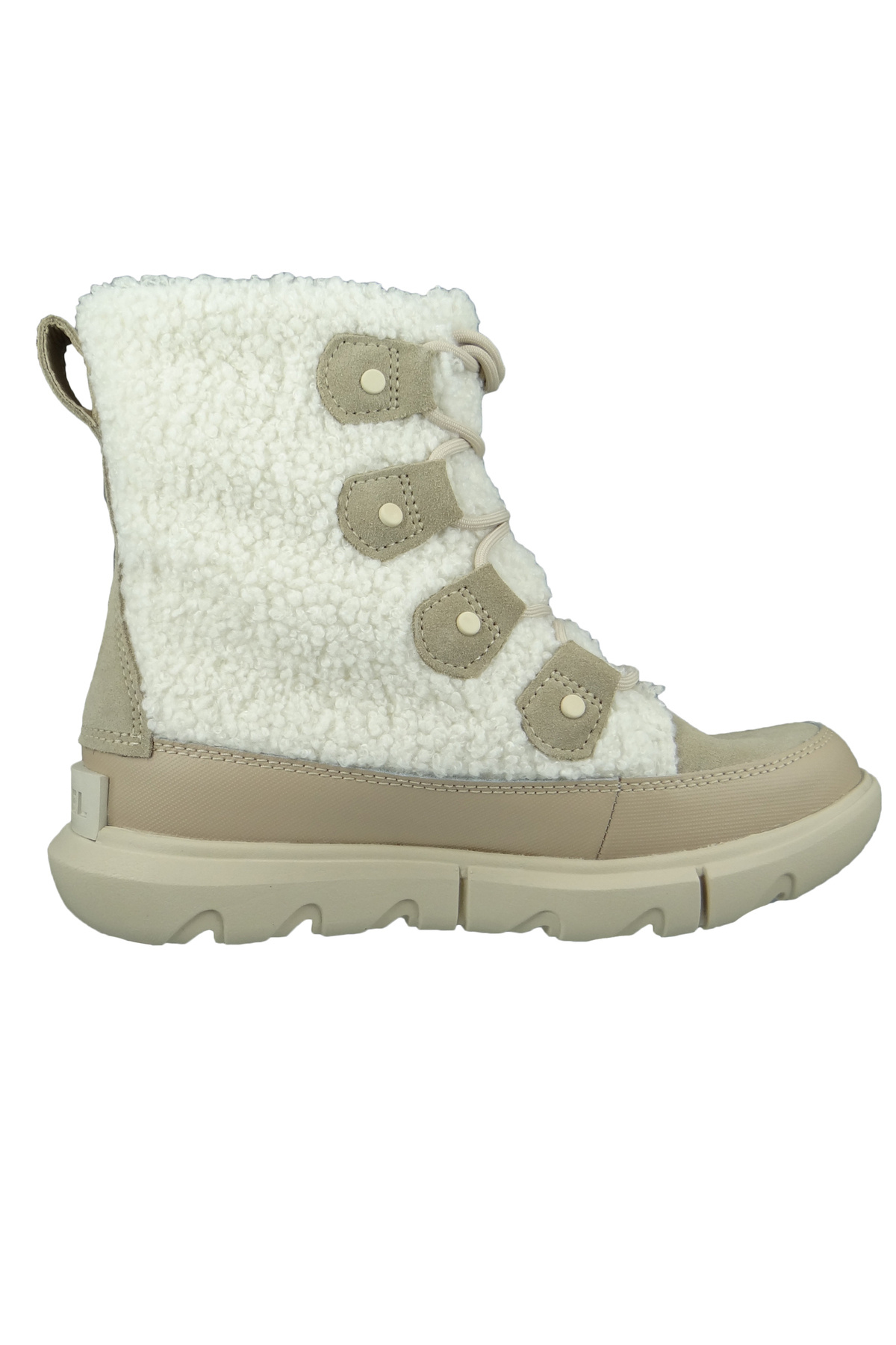 Sorel-Damen Sportliche Stiefelette Explorer Ii Joan Cozy 1959361 Grau 271 Ancient Fossil Leder 5
