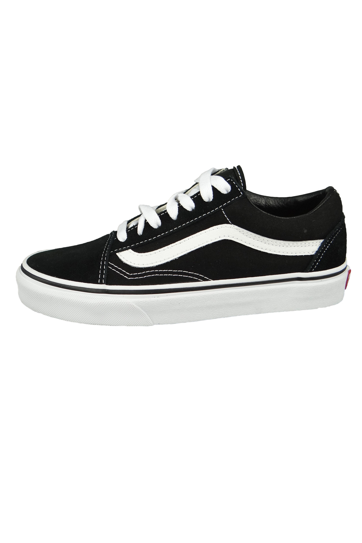 Vans-Damen Low Sneaker Old Skool D3hy28 Schwarz Black-white Textil 3
