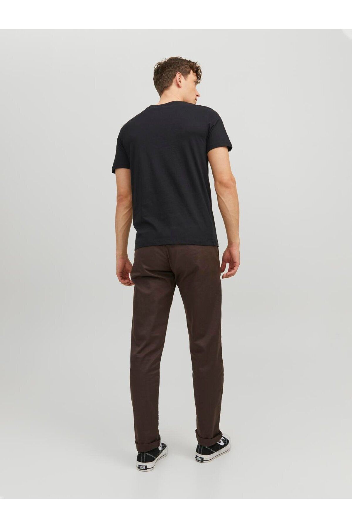 تی شرت ورزشی مشکی مردانه سیاه Jack Jones JJECORP LOGO TEE SS O NEC 101069463 Jack & Jones