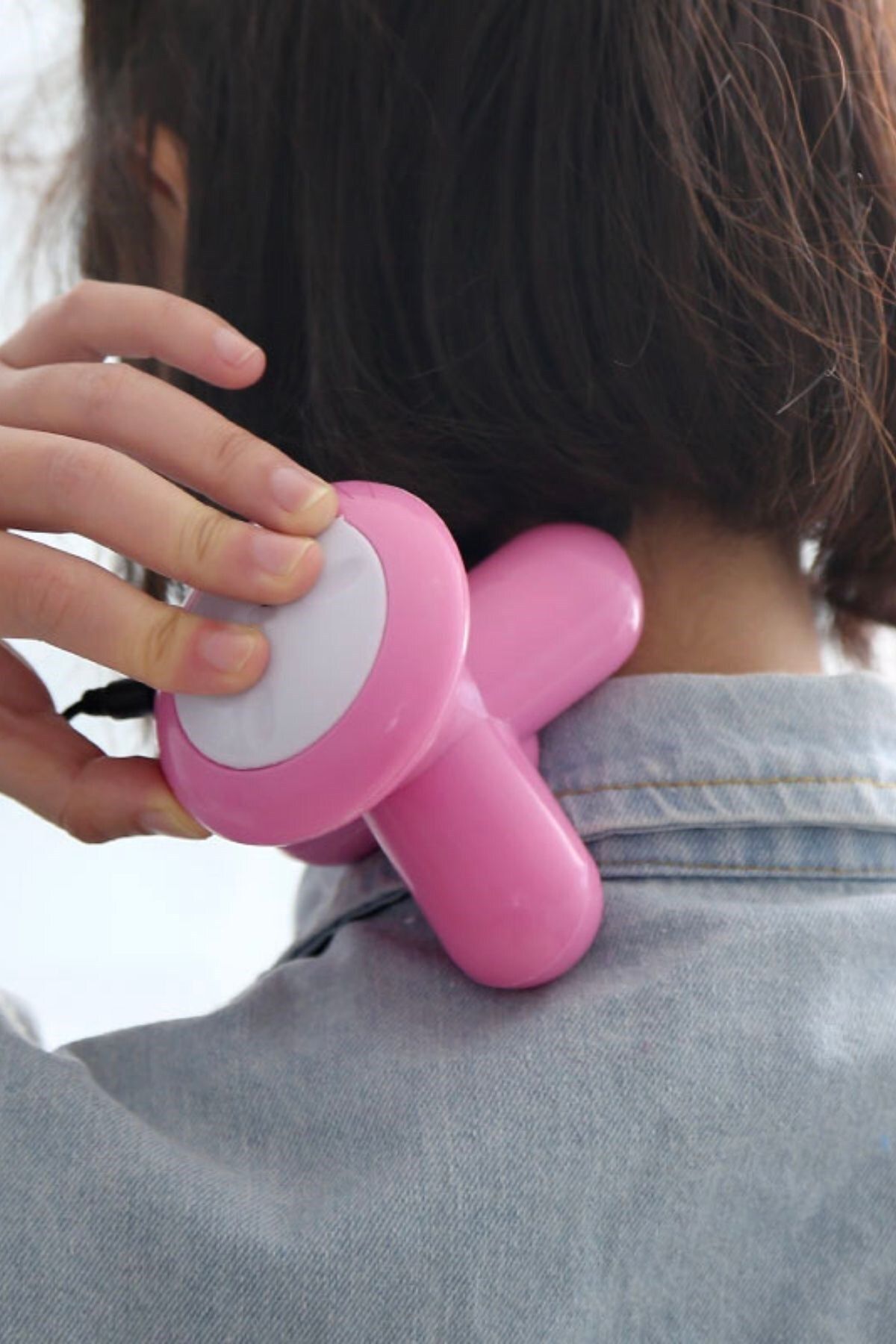 Ahanda Buldum AhandaBuldum 3 Başlıklı Titreşimli USB Şarjlı Mini El Masaj Aleti